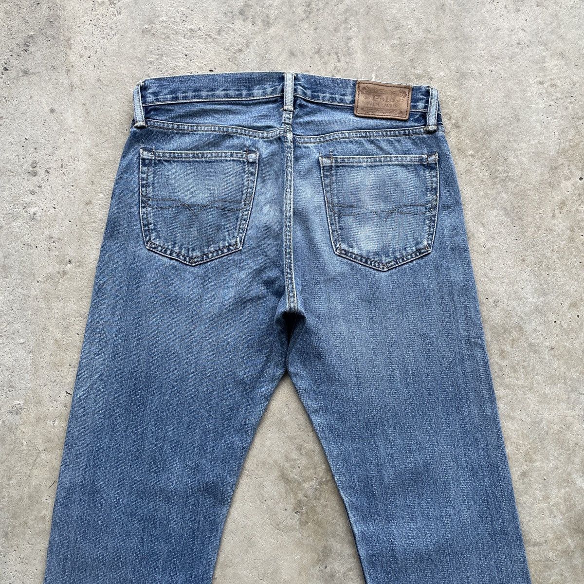 Jean × Polo Ralph Lauren × Ralph Lauren Vintage Polo Ralph Lauren Faded Jeans Denim Pants W32 Size US 32 / EU 48 - 11 Thumbnail