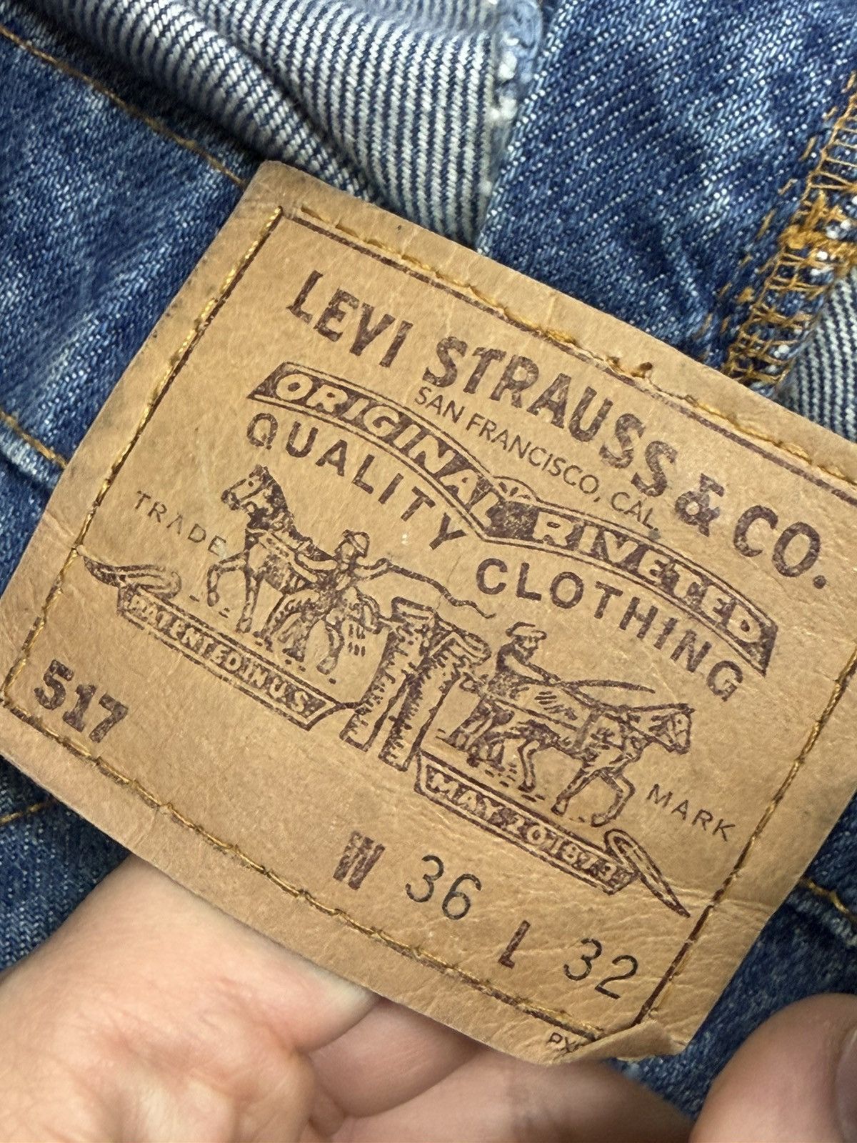 Chrome Hearts Chrome Hearts Dark Wash 517 Levis Jeans Size US 34 / EU 50 - 8 Thumbnail