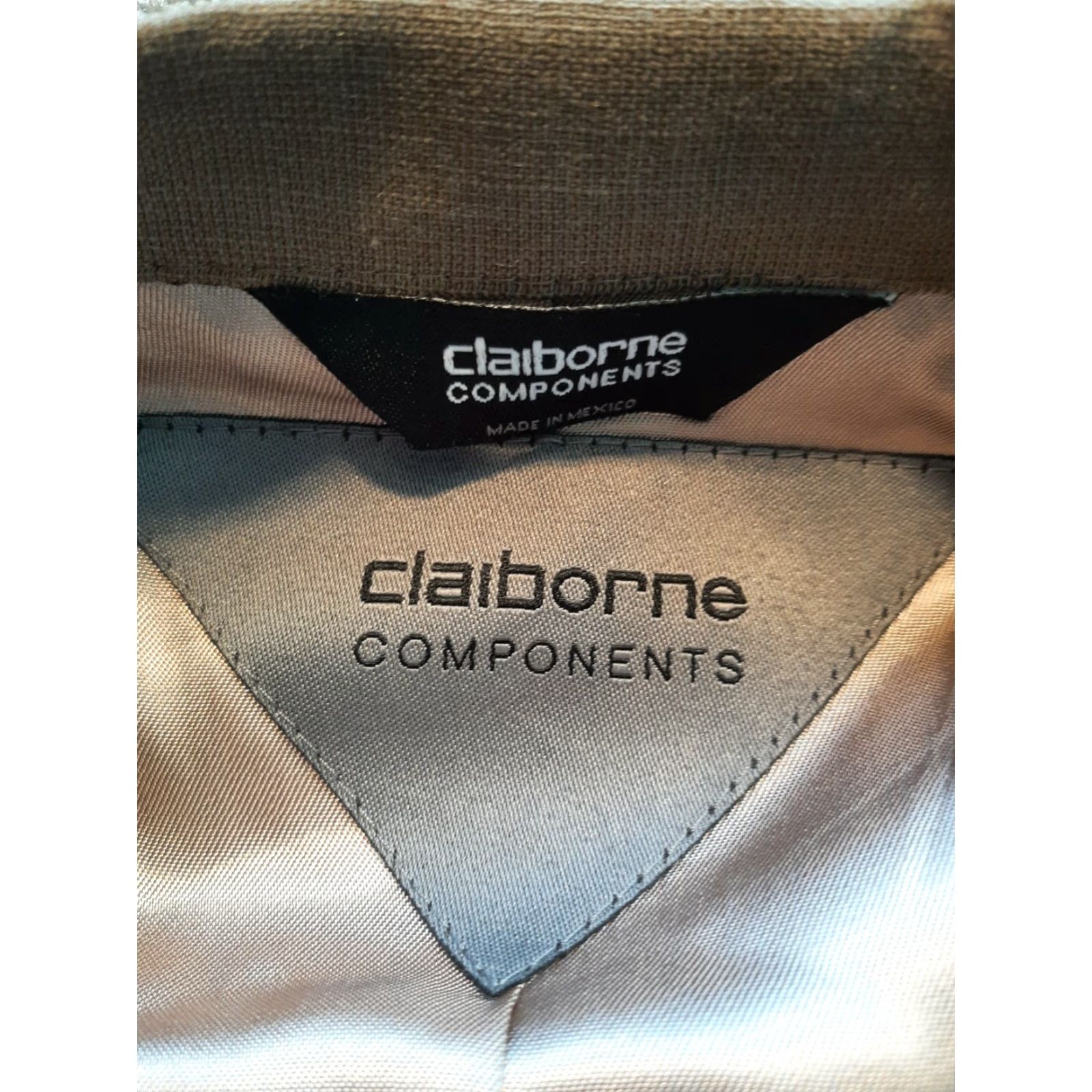 Liz Claiborne Claiborne Mens Suit 44 R Beige Size 44R - 2 Thumbnail