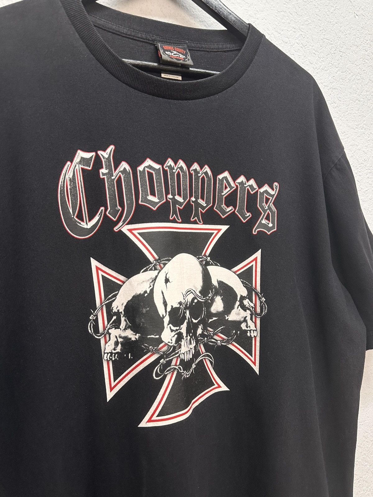 West Coast Choppers Vintage West Choppers Black T-shirt Made USA Faded Y2K Size US XL / EU 56 / 4 - 6 Thumbnail