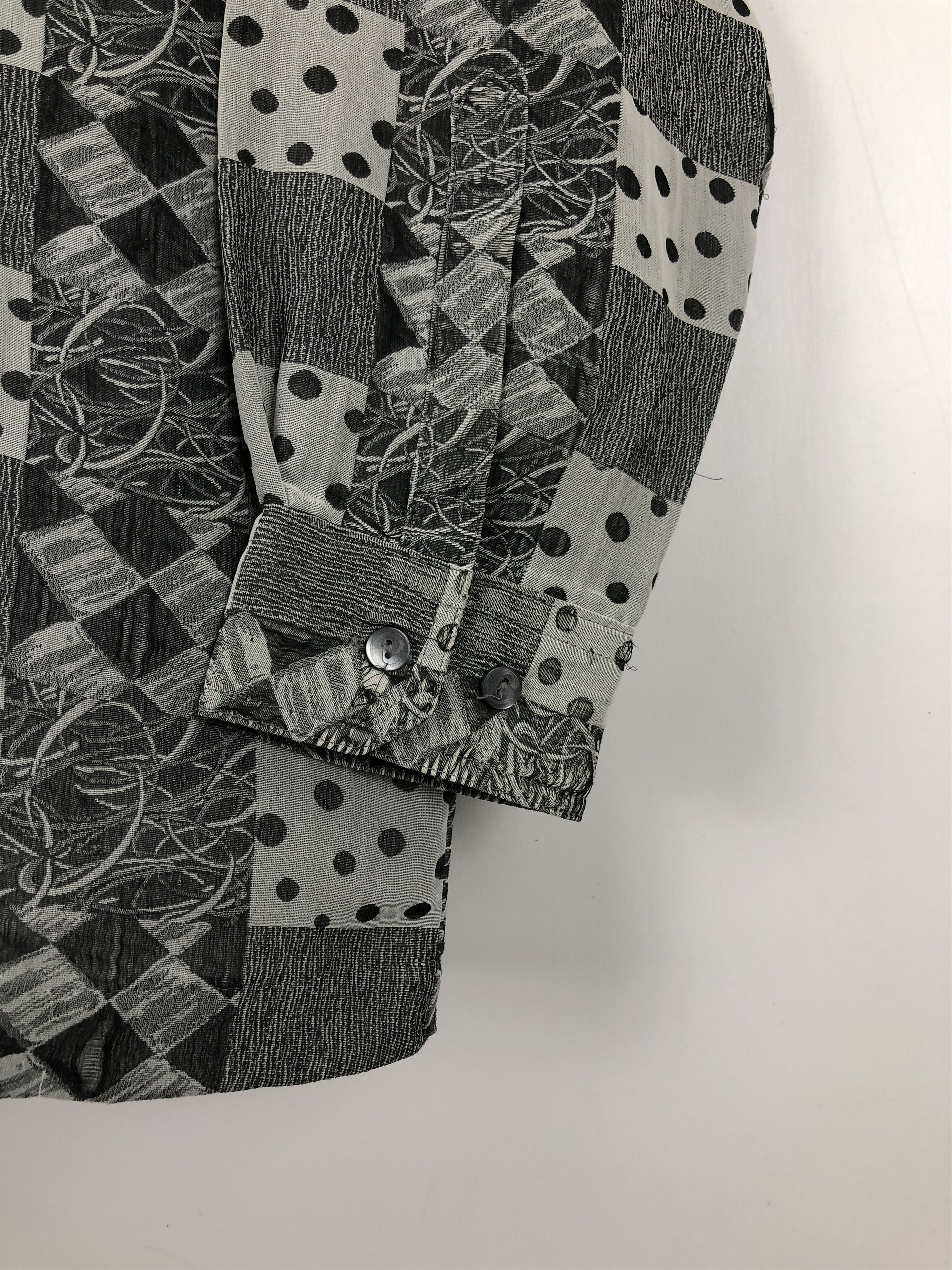 Designer × Vintage Vintage Carven Paris Square Button Up Silk Shirt TA0452 Size US M / EU 48-50 / 2 - 6 Thumbnail