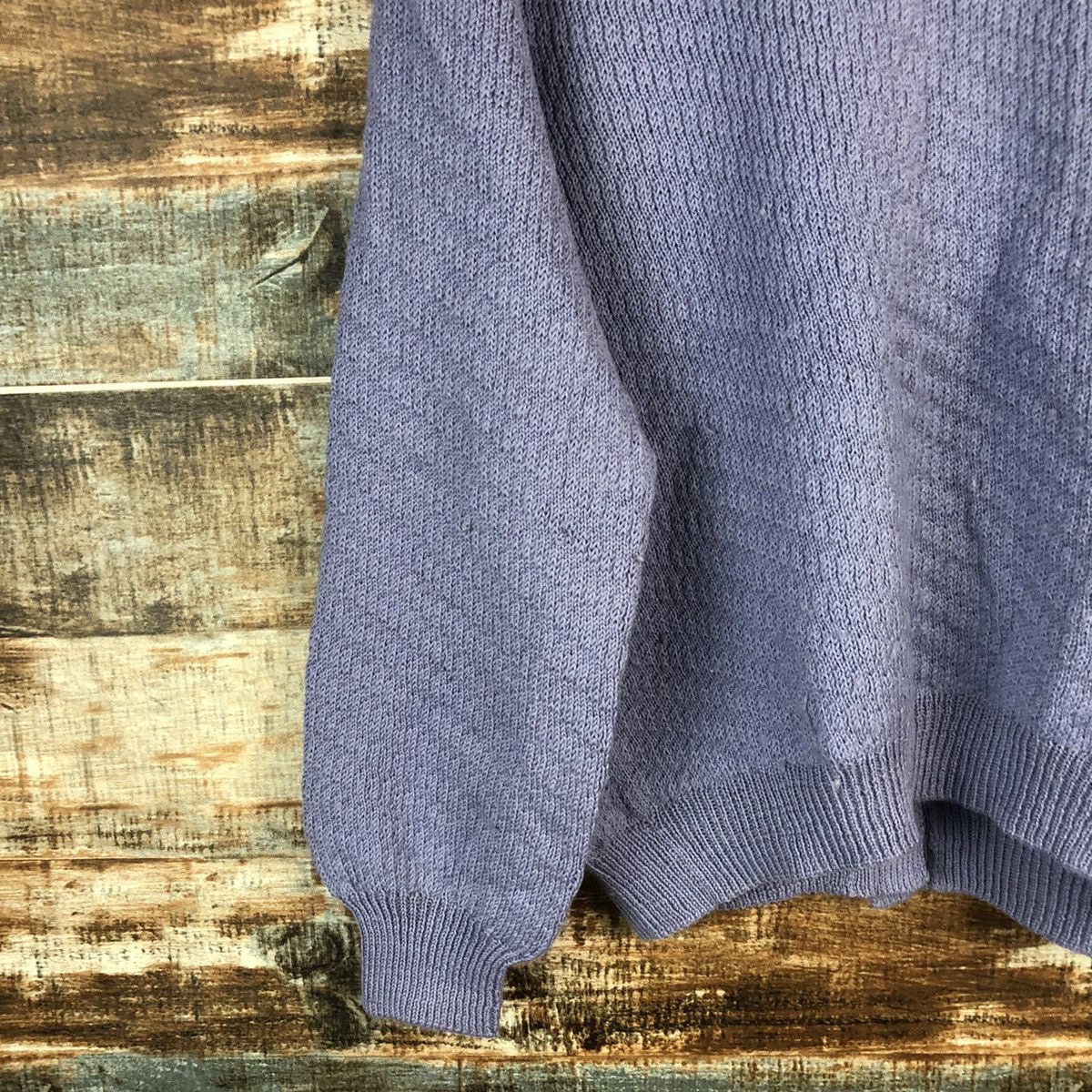 Homespun Knitwear DL Japanese Brand Purple Cardigan Knitwear #C603 Size M / US 6-8 / IT 42-44 - 13 Thumbnail