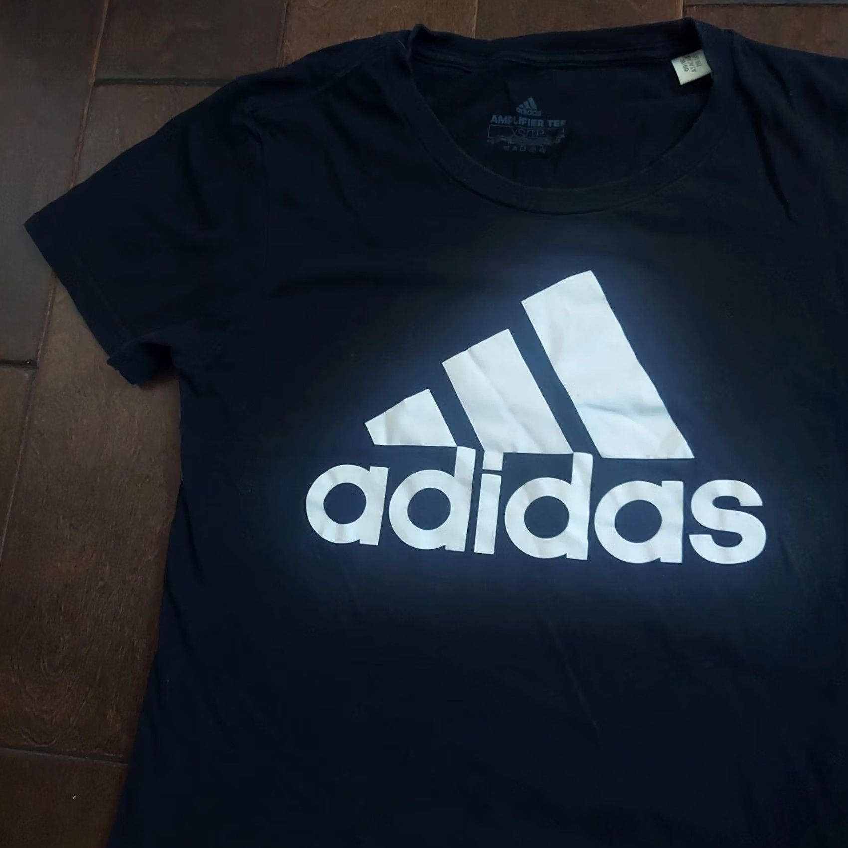 Adidas adidas Shirt Mens XS Men Navy Amplifier Tee Logo Size Size US XS / EU 42 / 0 - 5 Thumbnail
