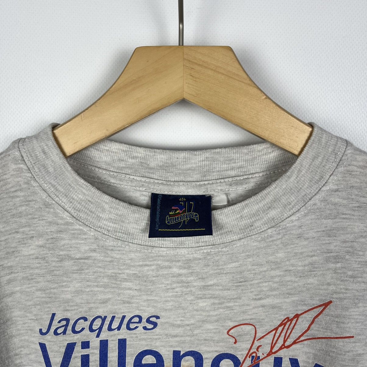 Formula 1 Vintage Jacques Villeneuve Formula One Racing T Shirt 1997 Size US XL / EU 56 / 4 - 11 Thumbnail