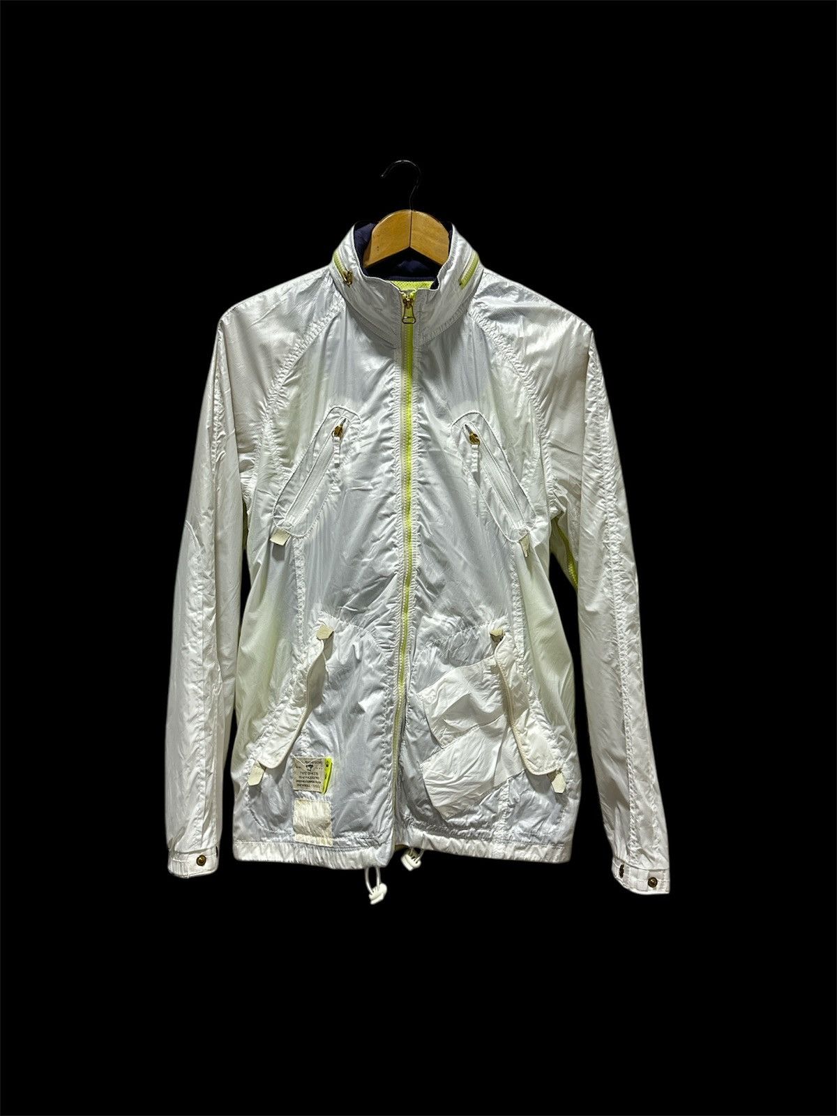 Diesel × Diesel Black Gold Diesel Windbreaker Jacket Design Multi Pocket Design Size US S / EU 44-46 / 1 - 1 Thumbnail