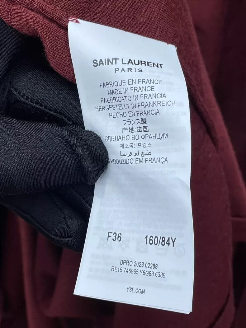 Yves Saint Laurent saint laurent Wool draped dress 2501-Nextarrow Size XS / US 0-2 / IT 36-38 - 8 Thumbnail