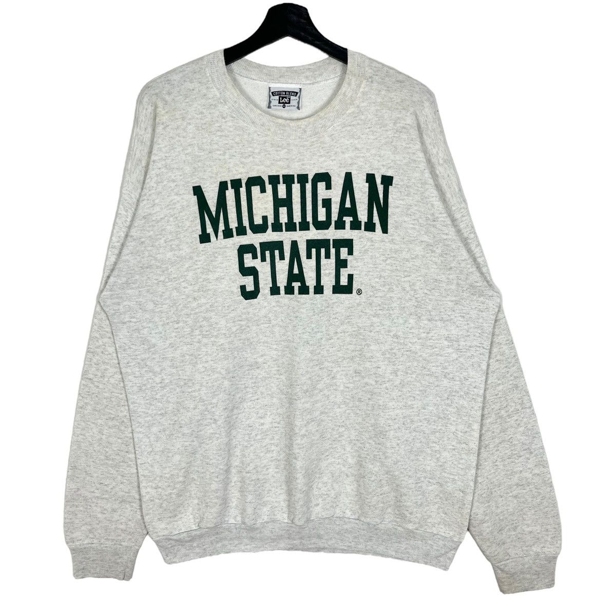 NCAA × Vintage Vintage 90s Michigan State University Sweatshirt Size US XL / EU 56 / 4 - 1 Thumbnail