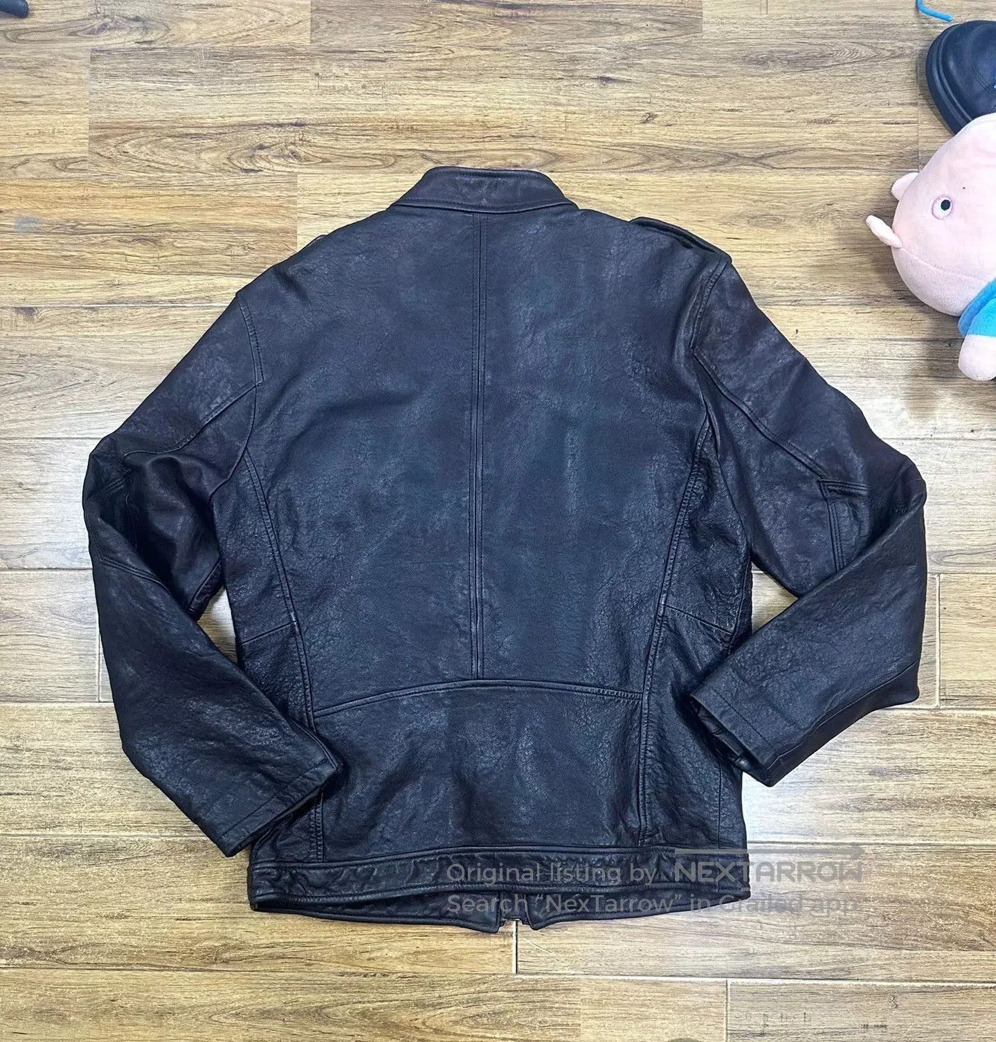 Diesel Diesel Men's Leather Motorcycle Jacket. Size US XL / EU 56 / 4 - 2 Thumbnail