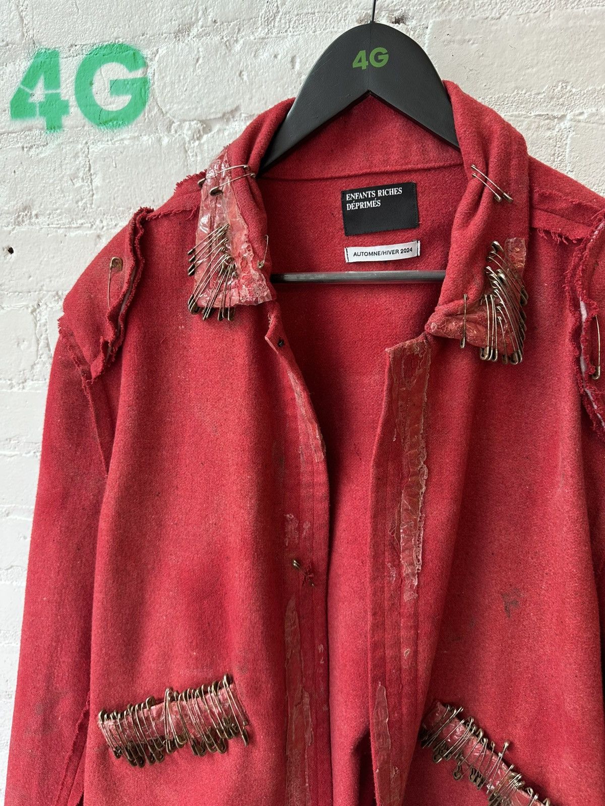 Enfants Riches Deprimes ERD 1of1 HOLY GRAIL SAFTEY PIN NAPOLEON JACKET Size US XL / EU 56 / 4 - 2 Thumbnail