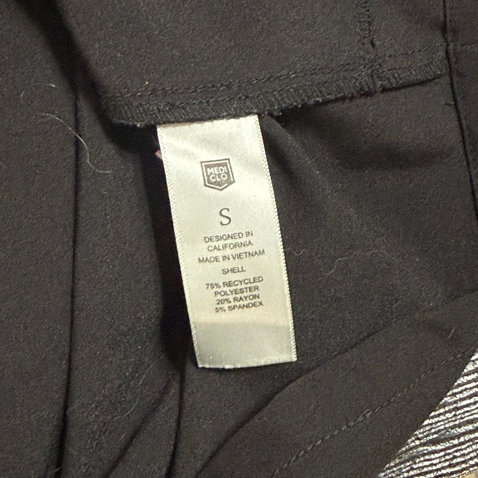 Other Mediclo Black Sustainable Scrub Top | Sz S Size S / US 4 / IT 40 - 7 Thumbnail