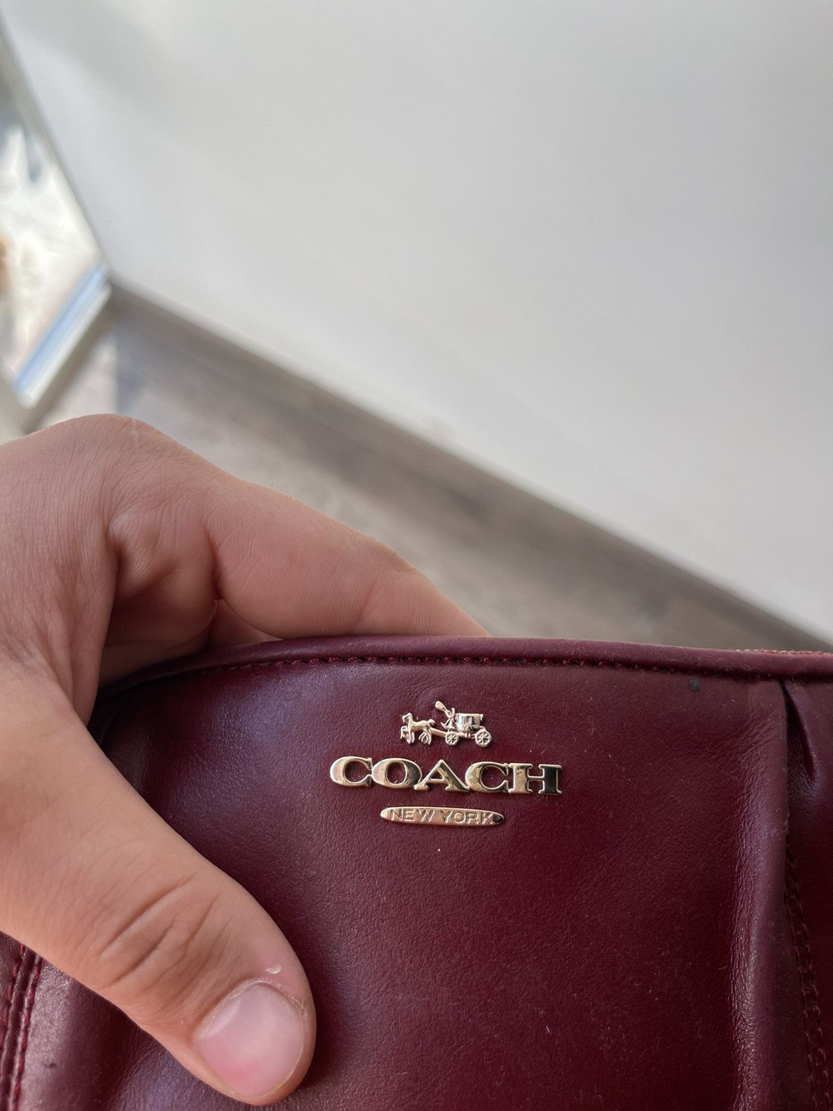 Coach Coach Crimson Collette Crossbody Bag red leather Size ONE SIZE - 3 Thumbnail