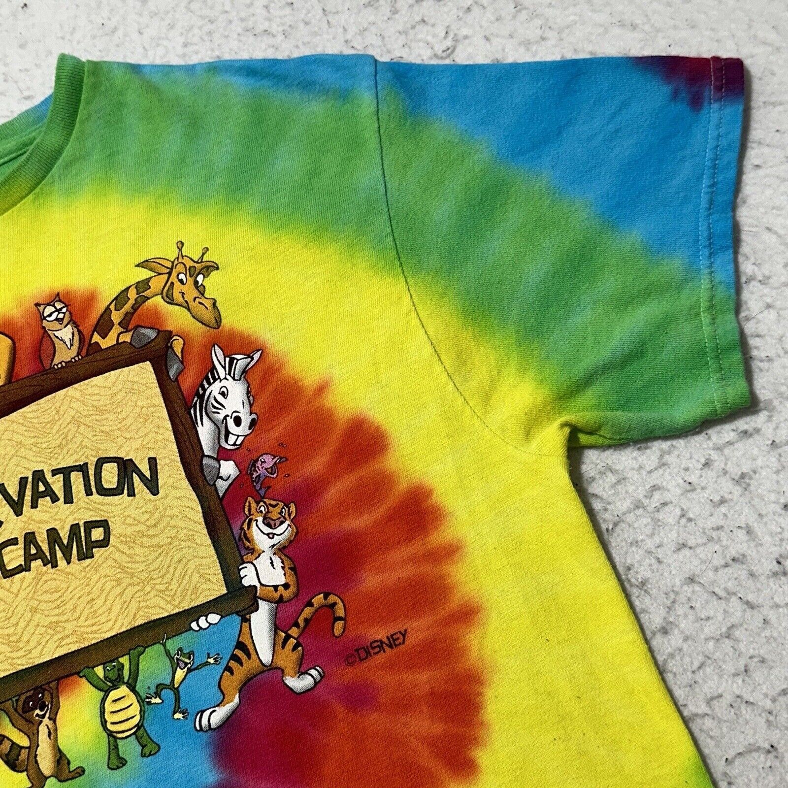 Disney Disney Medium Conservation Day Camp Tie Dye Graphic T Shirt Size US M / EU 48-50 / 2 - 4 Thumbnail