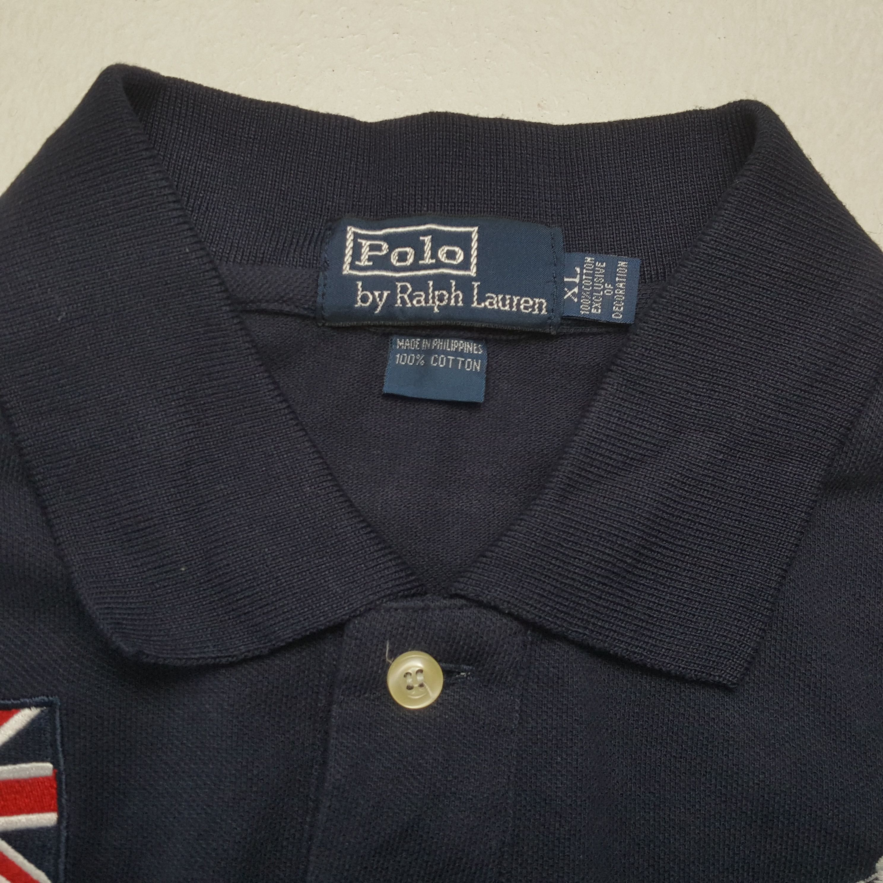 Polo Ralph Lauren × Vintage POLO by RALPH LAUREN Great Britain Design Polos Size US XL / EU 56 / 4 - 8 Thumbnail