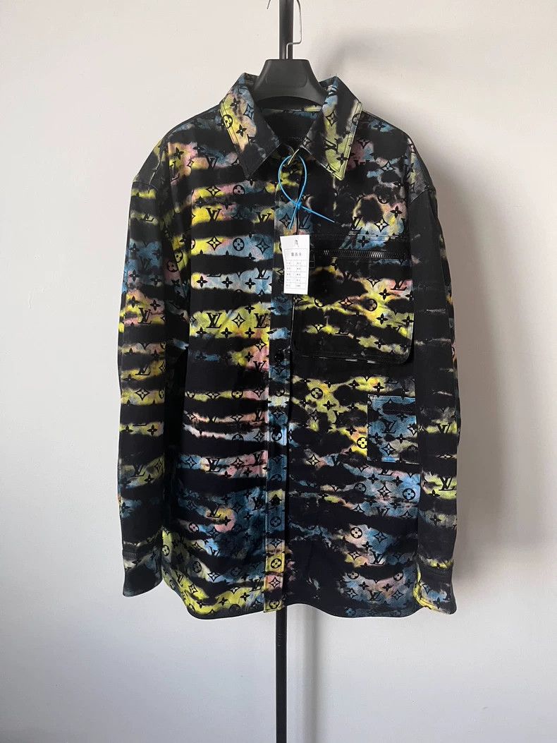 Louis Vuitton Louis Vuitton Colorful laser presbyopic denim long-sleeved Size US L / EU 52-54 / 3 - 1 Thumbnail