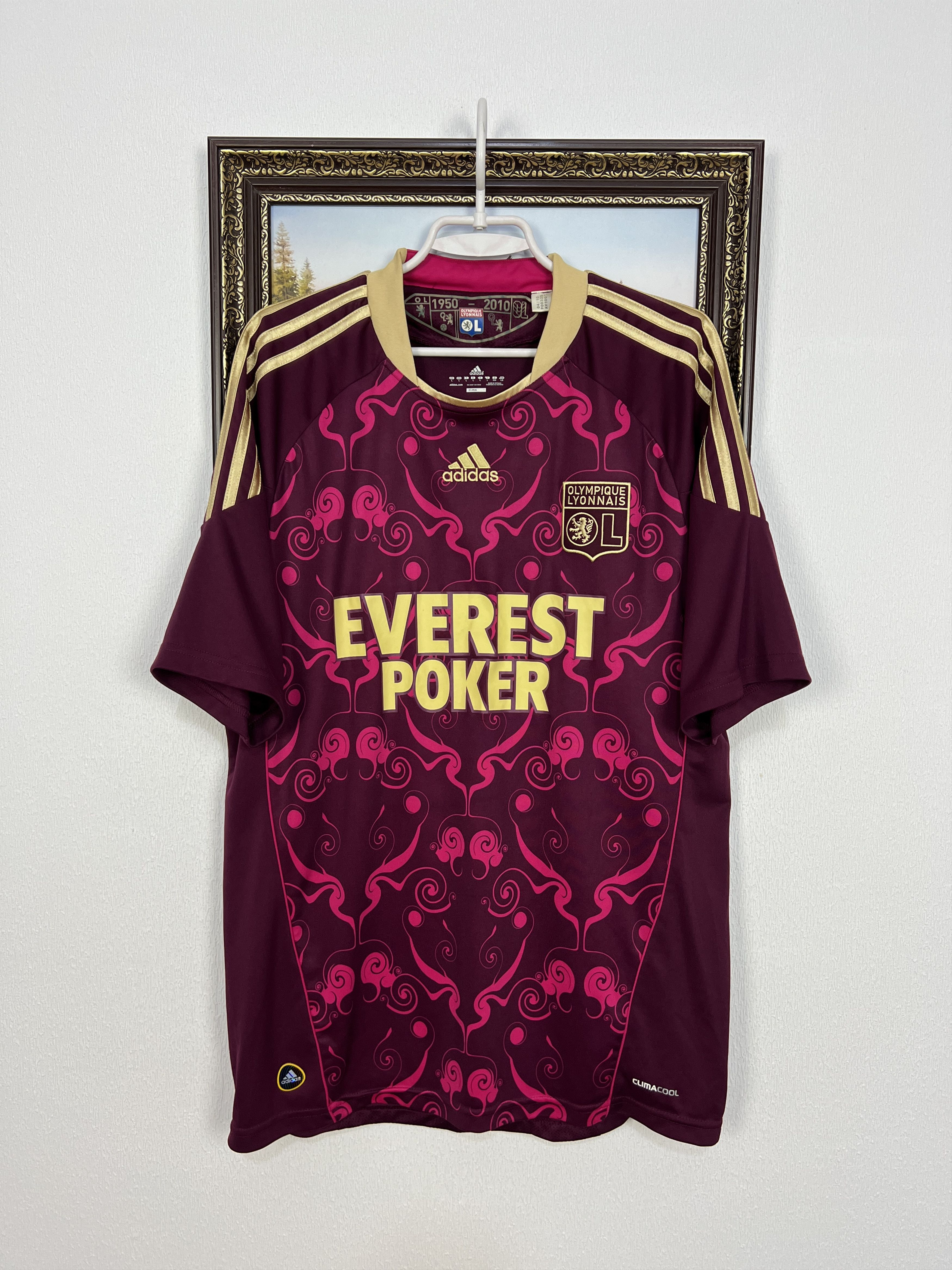 Adidas Olympique Lyonnais Special football shirt 2010 Soccer Adidas Size US L / EU 52-54 / 3 - 1 Thumbnail