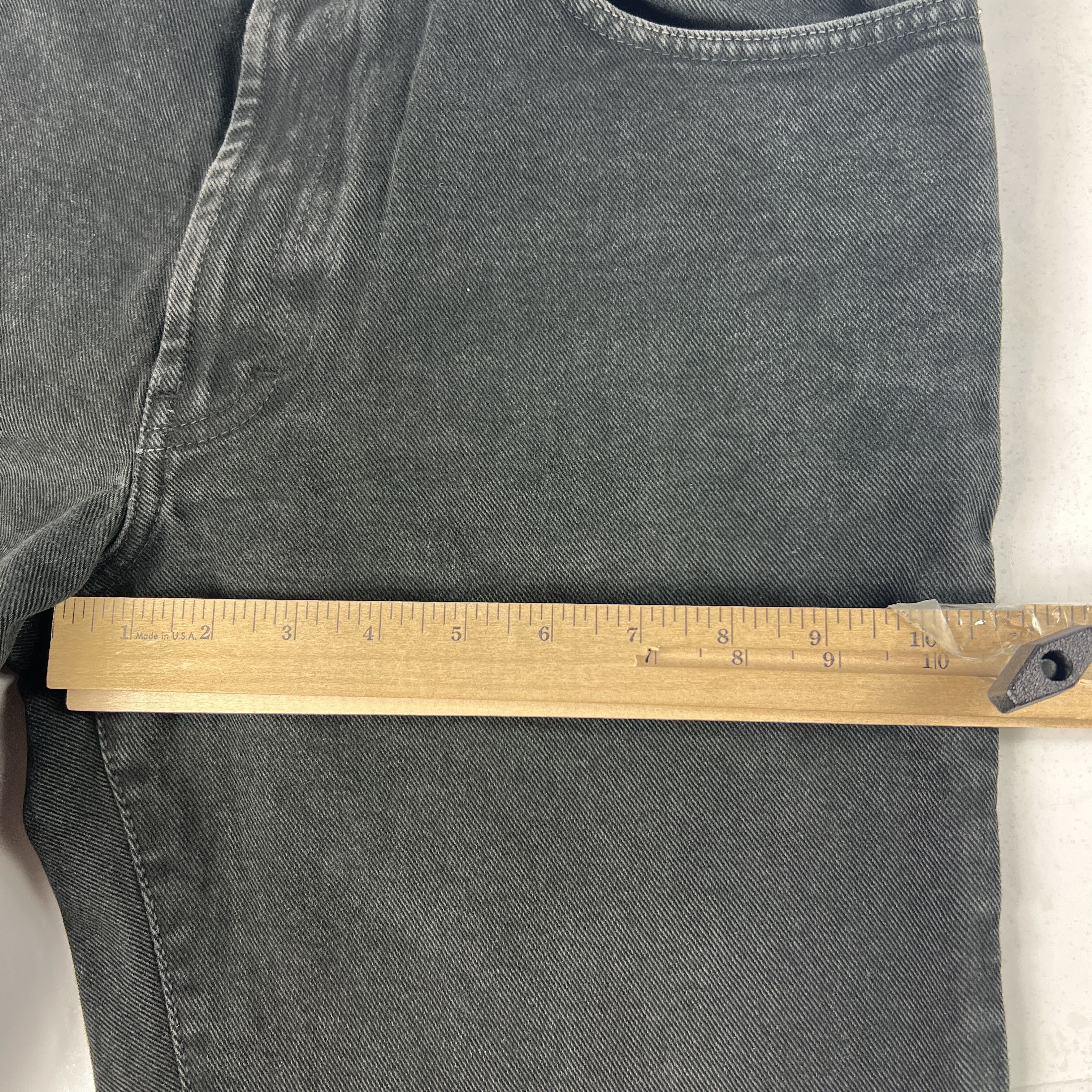 Calvin Klein × Vintage VTG CK Calvin Klein Jeans Straight Black Faded Cotton Denim Size US 32 / EU 48 - 18 Thumbnail