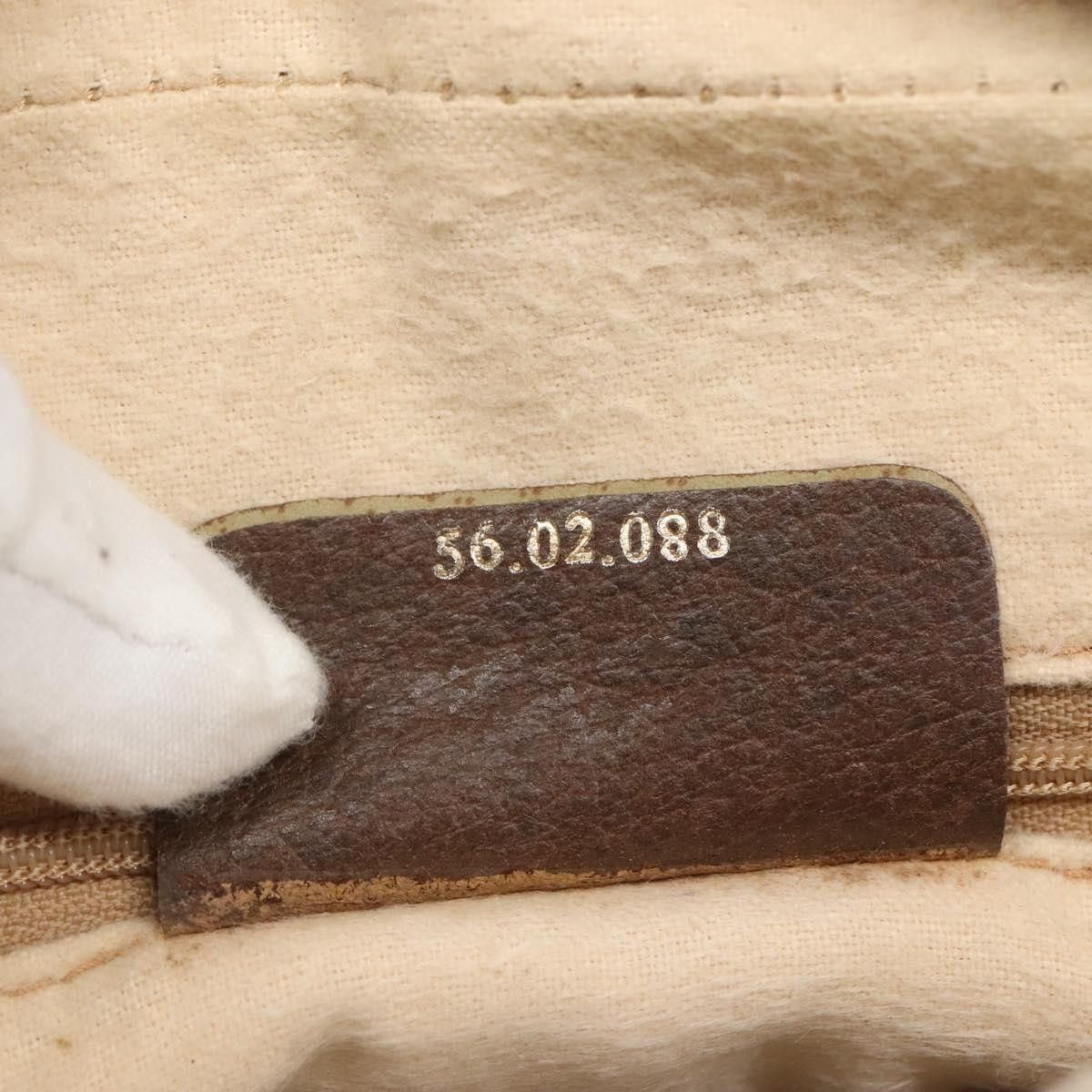Gucci GUCCI GG Supreme Web Sherry Line Bag Pvc Beige Gold 56 02 Size ONE SIZE - 21 Thumbnail