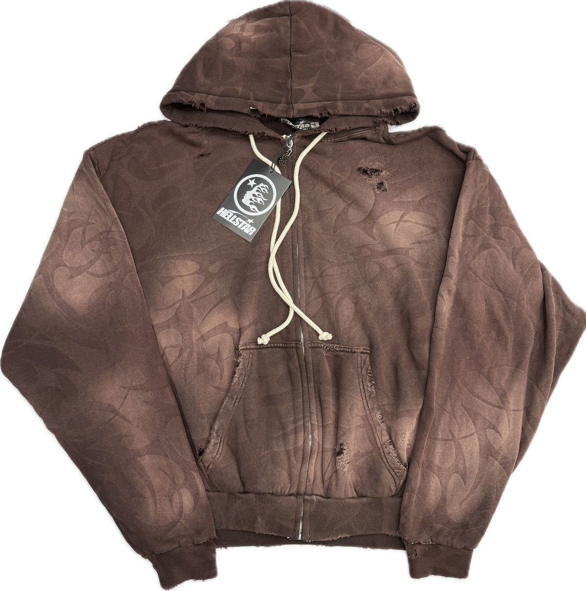 HELLSTAR Hellstar Tribal Zip Up Hoodie Size US XL / EU 56 / 4 - 1 Thumbnail