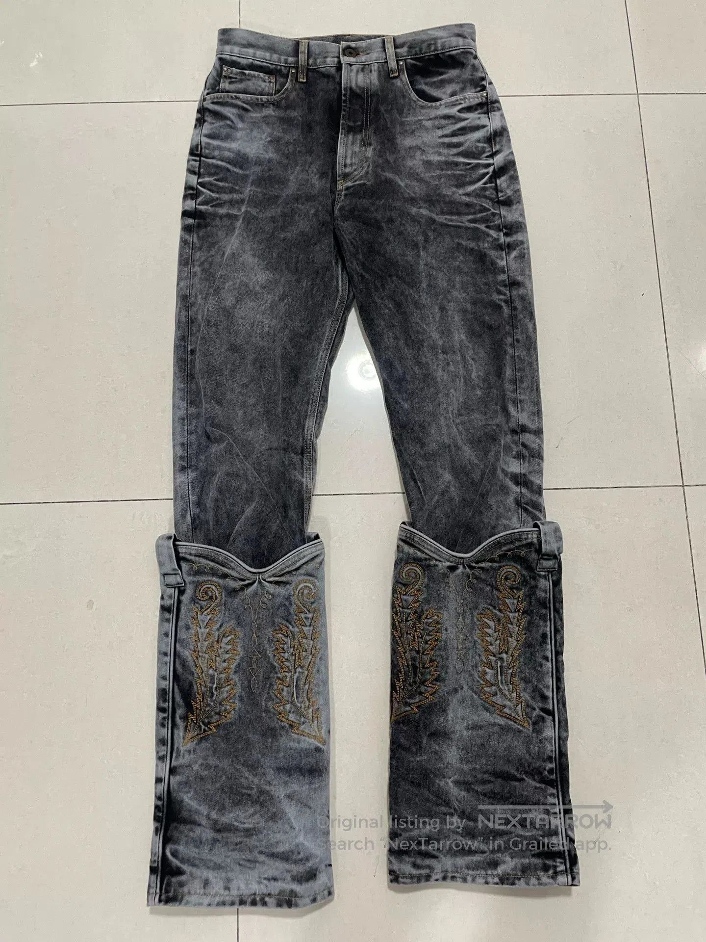 Y/Project y/project cowboy jeans with removable leg pieces. Size US 30 / EU 46 - 1 Thumbnail