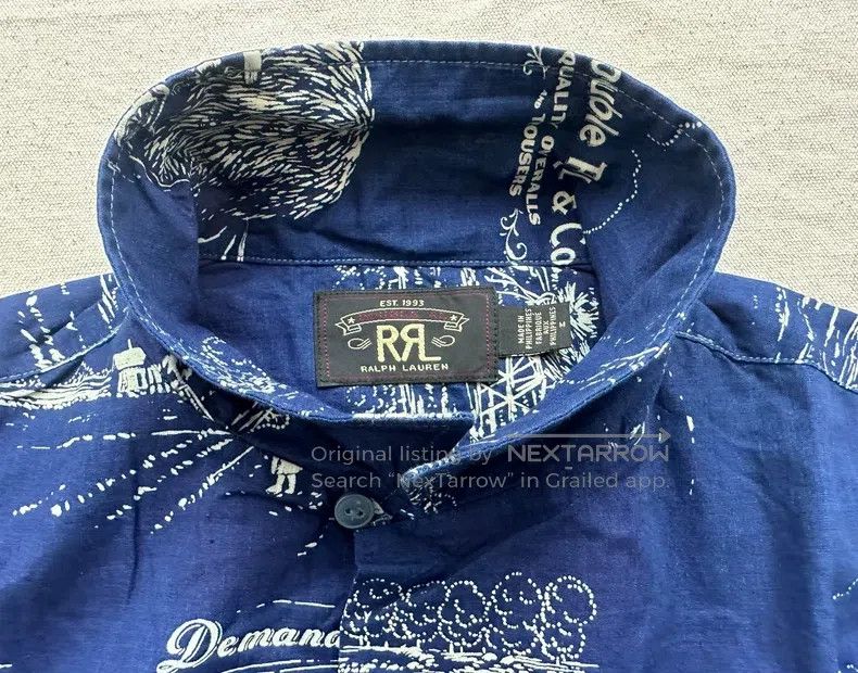RRL Ralph Lauren RRL Ralph Lauren Printed workwear shirt Size US M / EU 48-50 / 2 - 6 Thumbnail