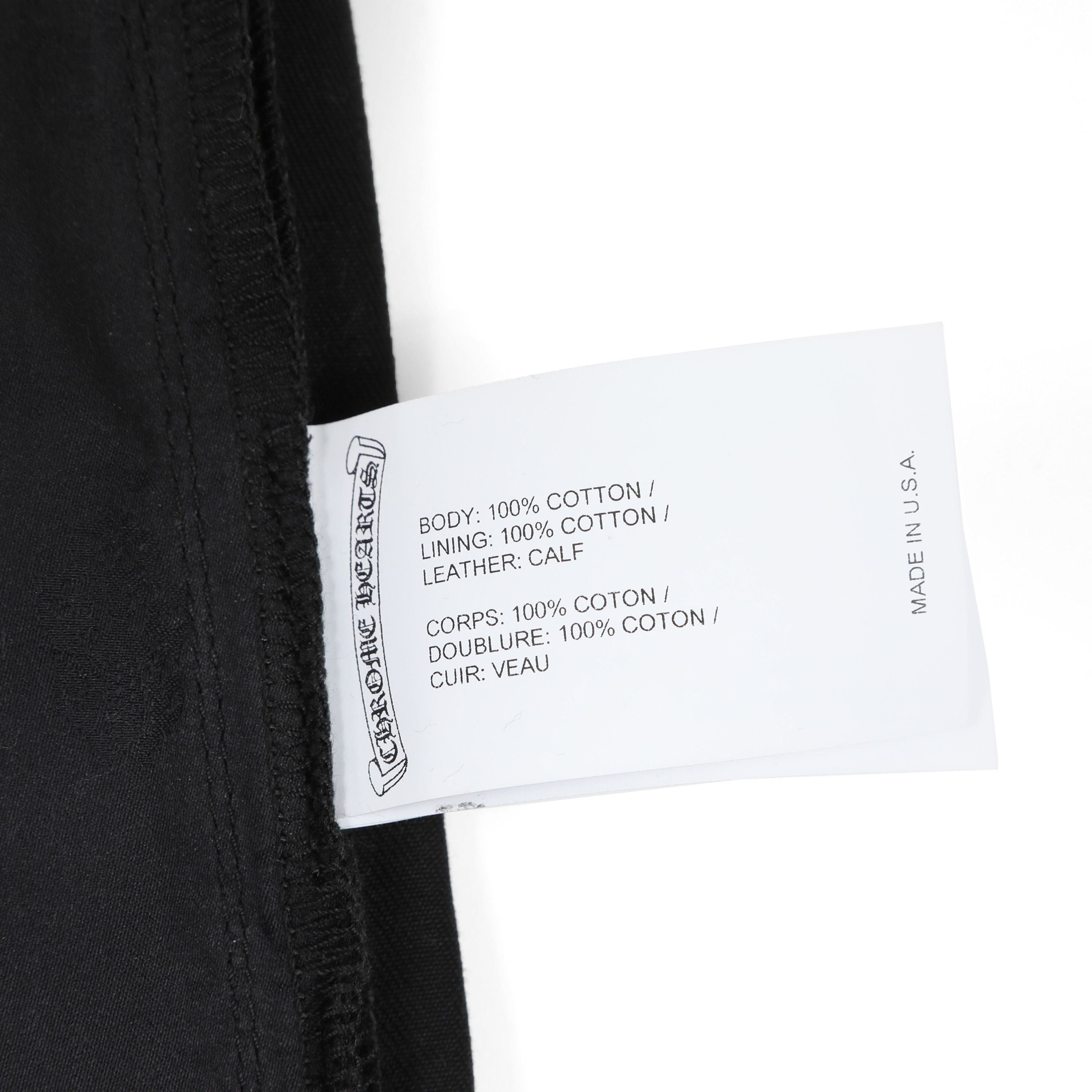 Chrome Hearts Black Chino New / Aspen Size US 34 / EU 50 - 6 Thumbnail