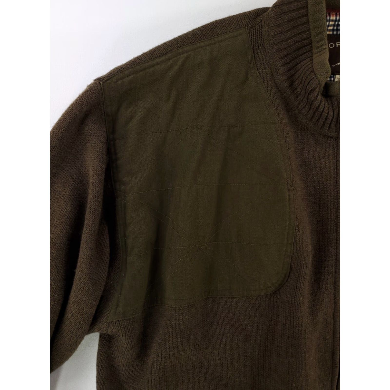 Orvis Orvis Full Zip Wool Bomber Jacket Olive Green Mens XXL Long Sleeve Green Wool Bomber Jacket Mens 2XL Size US XXL / EU 58 / 5 - 2 Thumbnail