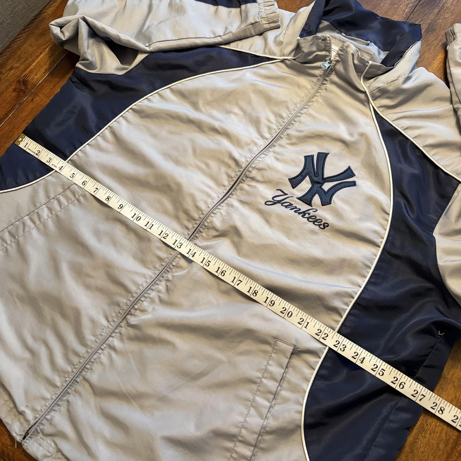 MLB New York Yankees Jacket Mens XL Gray Navy G-III Sports Size US XL / EU 56 / 4 - 11 Thumbnail