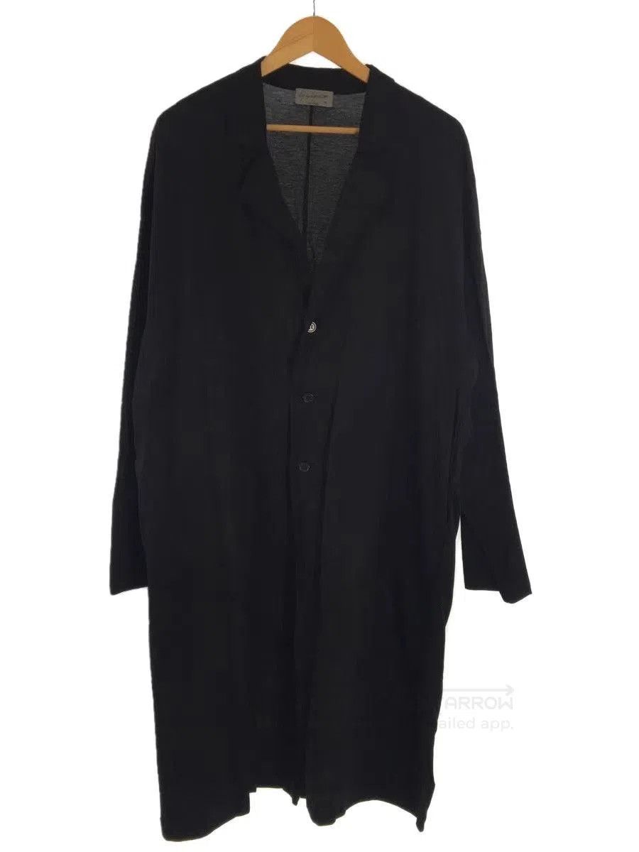 Yohji Yamamoto Long Black Button-Front Coat Size L. Size US L / EU 52-54 / 3 - 1 Thumbnail