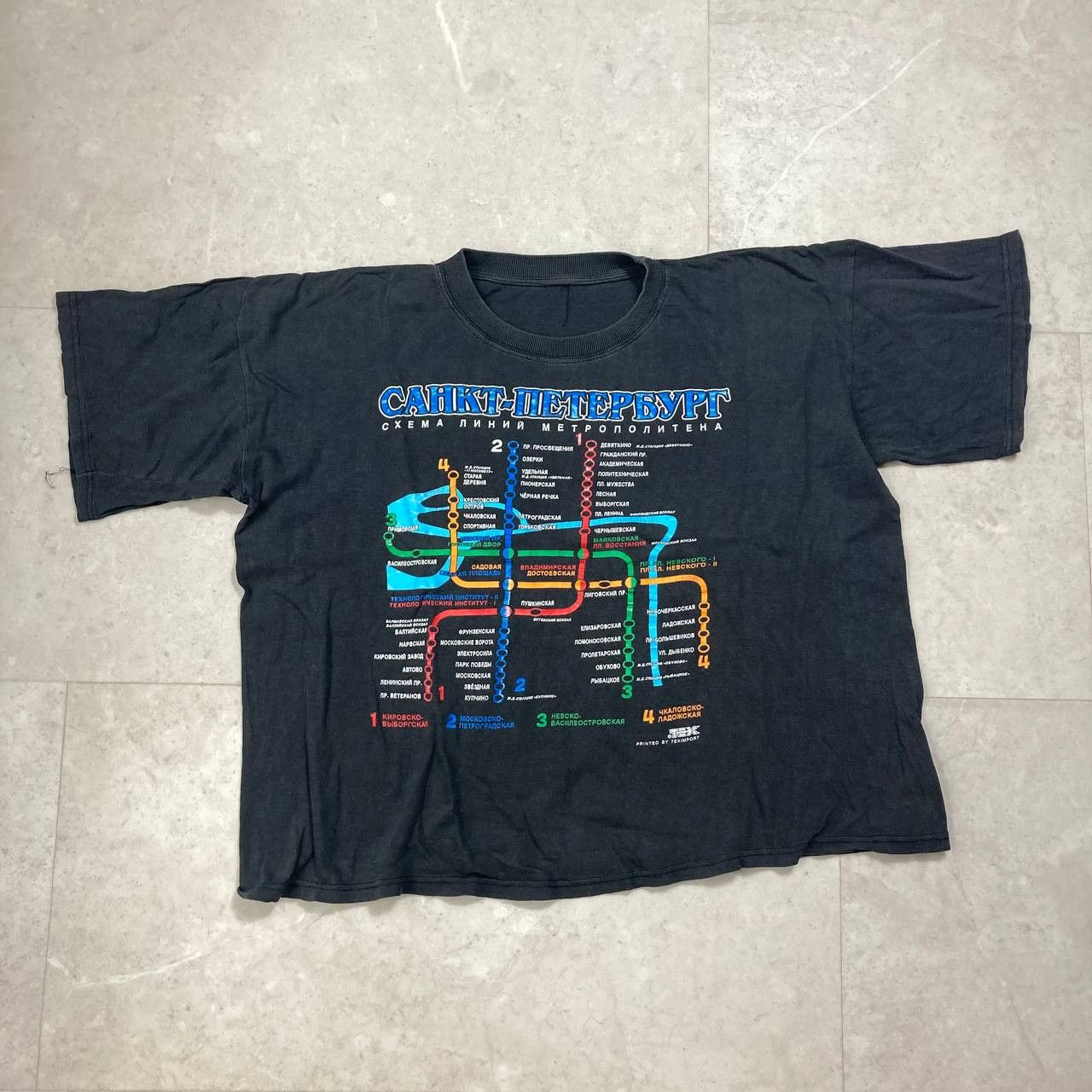 Arts & Science Vintage St Petersburg Russia Metropolitan Subway Tee Size US S / EU 44-46 / 1 - 1 Thumbnail