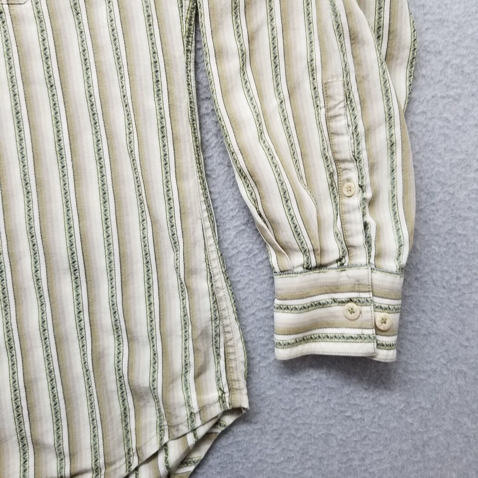 Tommy Bahama Tommy Bahama Shirt Men Large Striped Button Up Long Sleeve Size US L / EU 52-54 / 3 - 3 Thumbnail