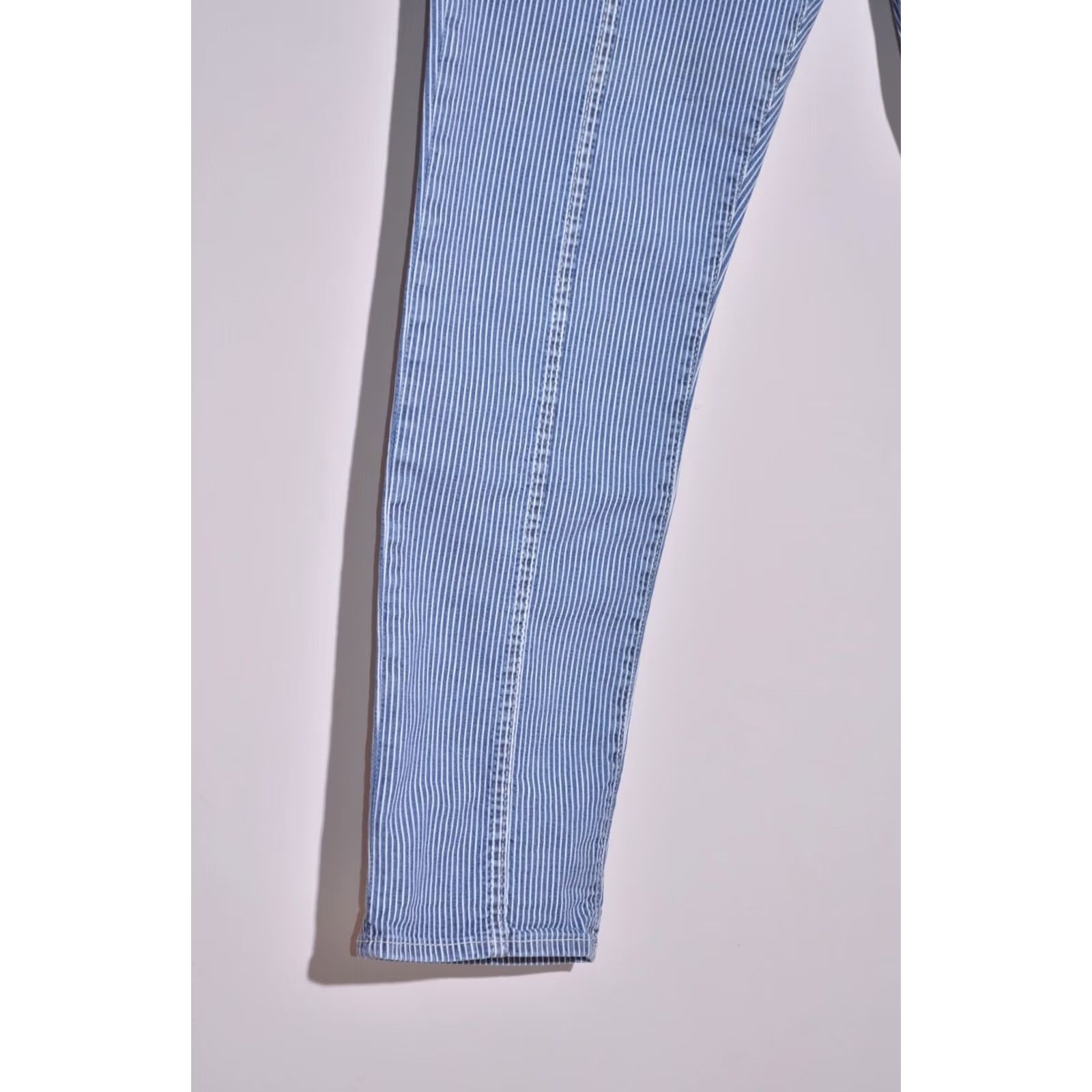 True Religion True Religion Womens Audrey Carpenter Slim Striped Boyfriend Jeans Size 29 Size 29" - 4 Thumbnail