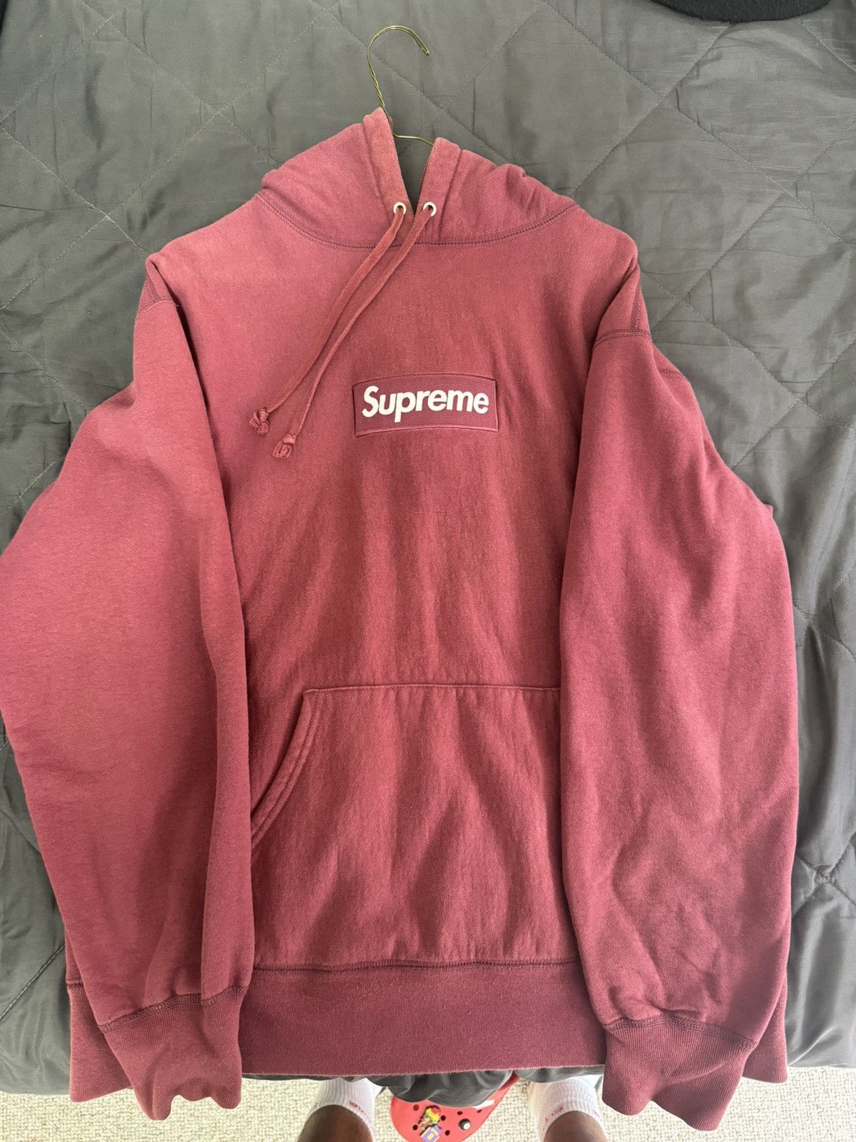 Store Supreme Box Logo Hoodie Plum sz medium