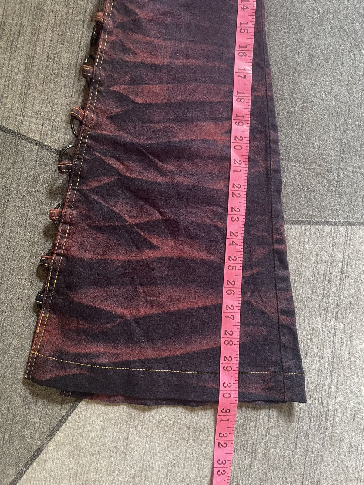 Japanese Brand Vintage Y2K Guppys Flare LGB Style Denim Pants Size US 28 / EU 44 - 13 Thumbnail