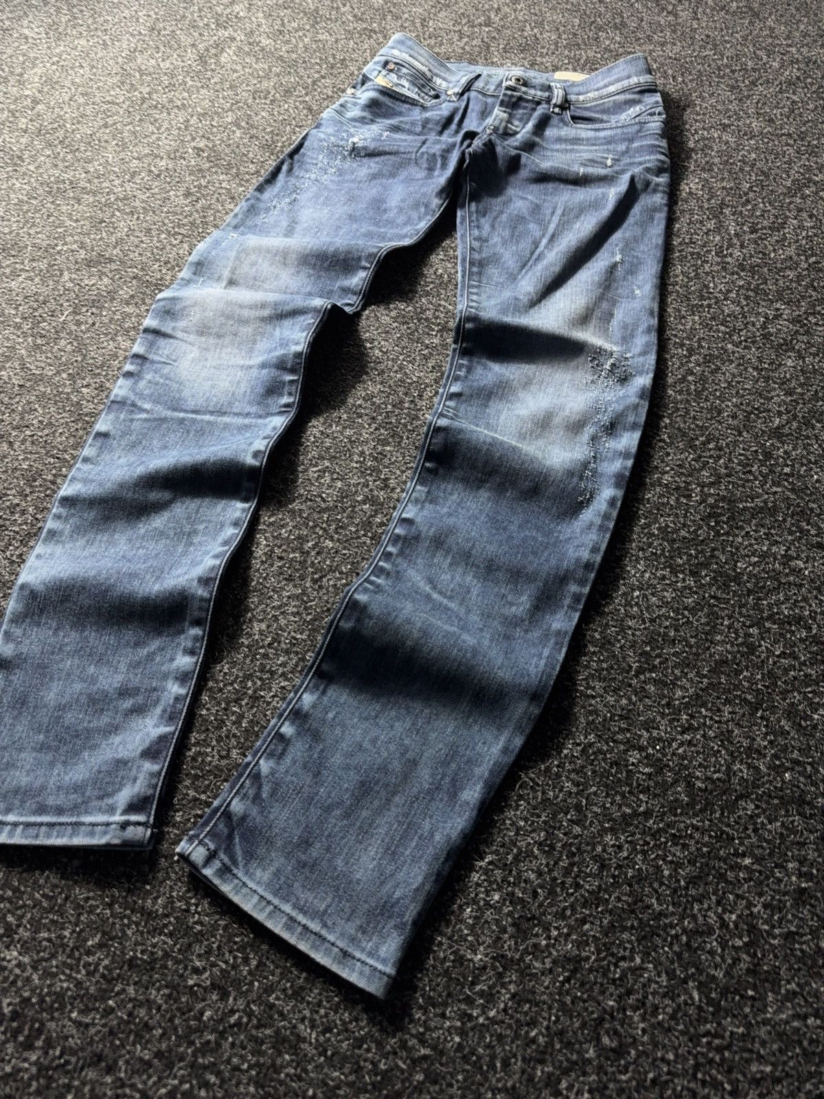 Diesel × If Six Was Nine × Vintage Vintage 90s Distressed Diesel Industry Jeans Skinny pants Size 25" / US 0 / IT 36 - 3 Thumbnail