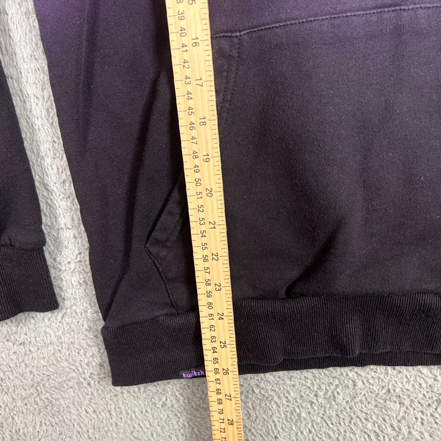 Vintage Twitch Hoodie M Purple Black Fade Pullover Sweatshirt Twitch Con 2017 Size US M / EU 48-50 / 2 - 2 Thumbnail