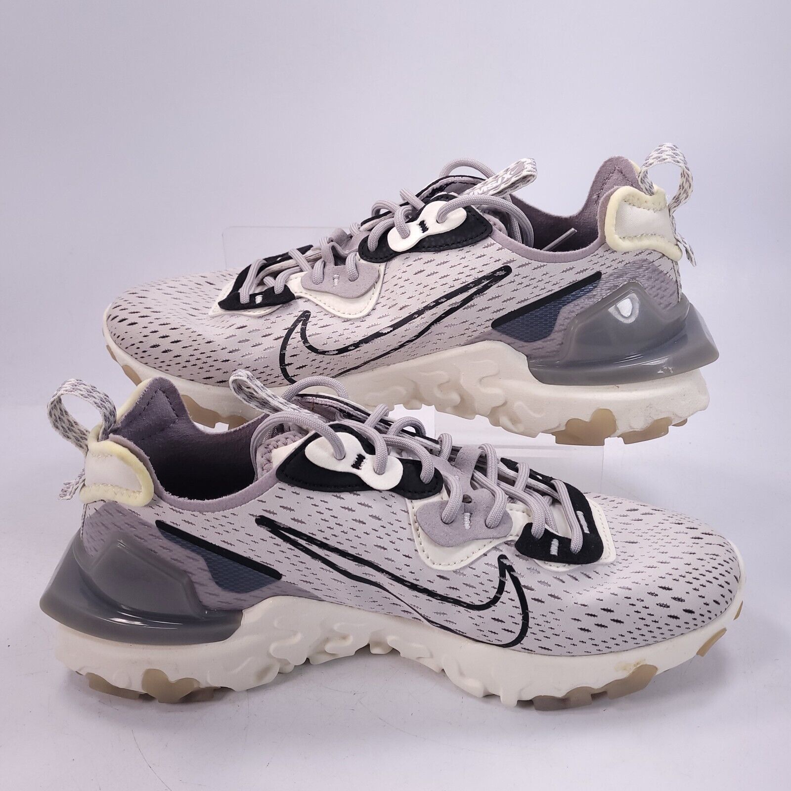 Nike Nike React Vision Shoe Mens Size 7 CD4373-005 Gray White Size US 7 / EU 40 - 5 Thumbnail