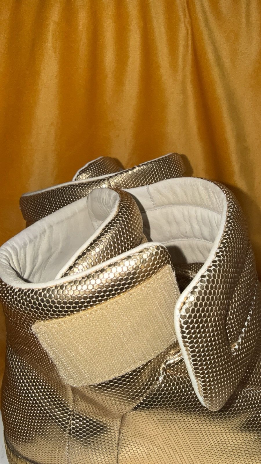 Maison Margiela Maison Margiela Future High Gold Leather Size US 12 / EU 45 - 19 Thumbnail