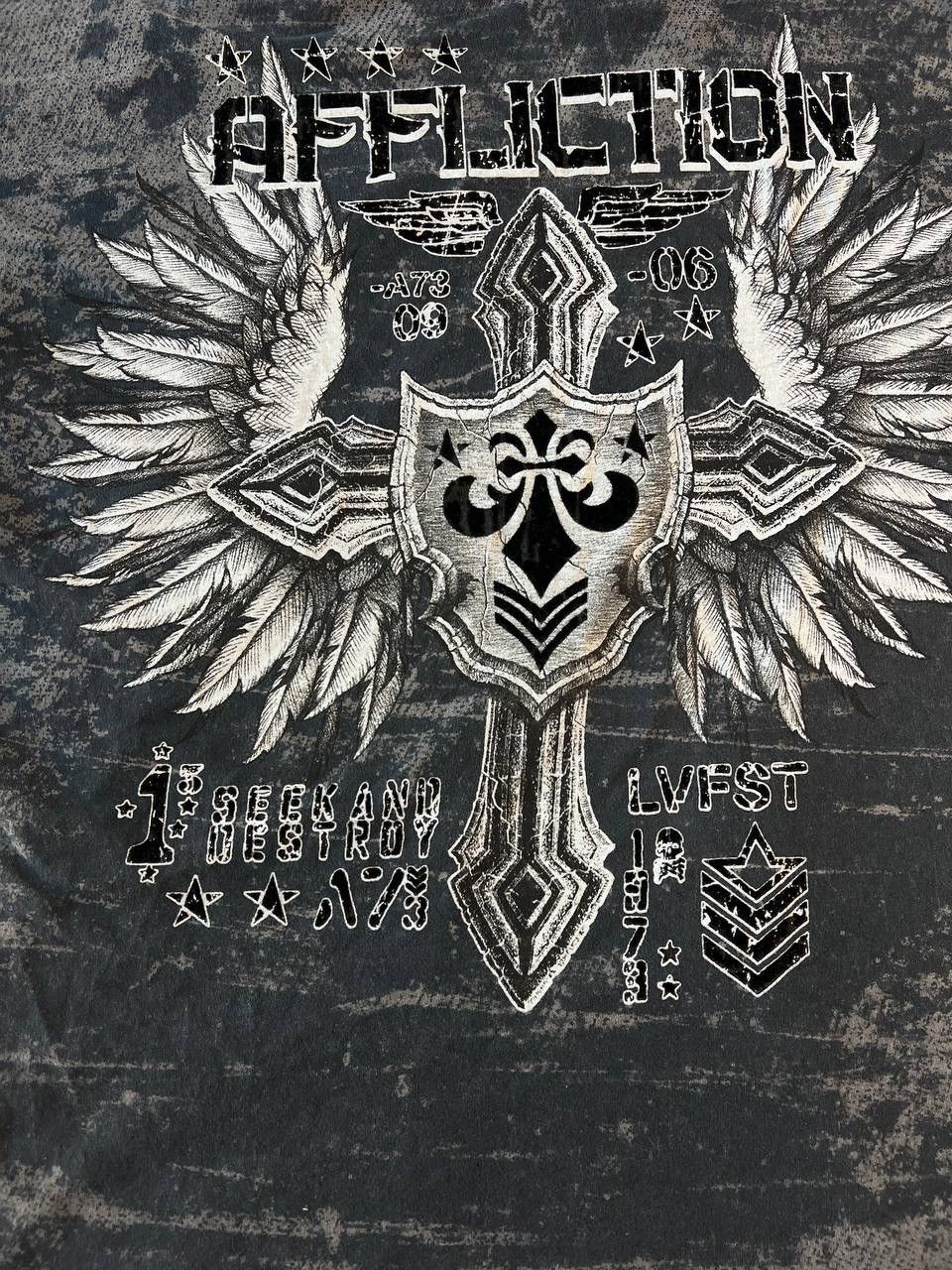 Affliction Vintage Y2K Affliction Tie Dye T-Shirt Size X-Large Size US XL / EU 56 / 4 - 2 Thumbnail