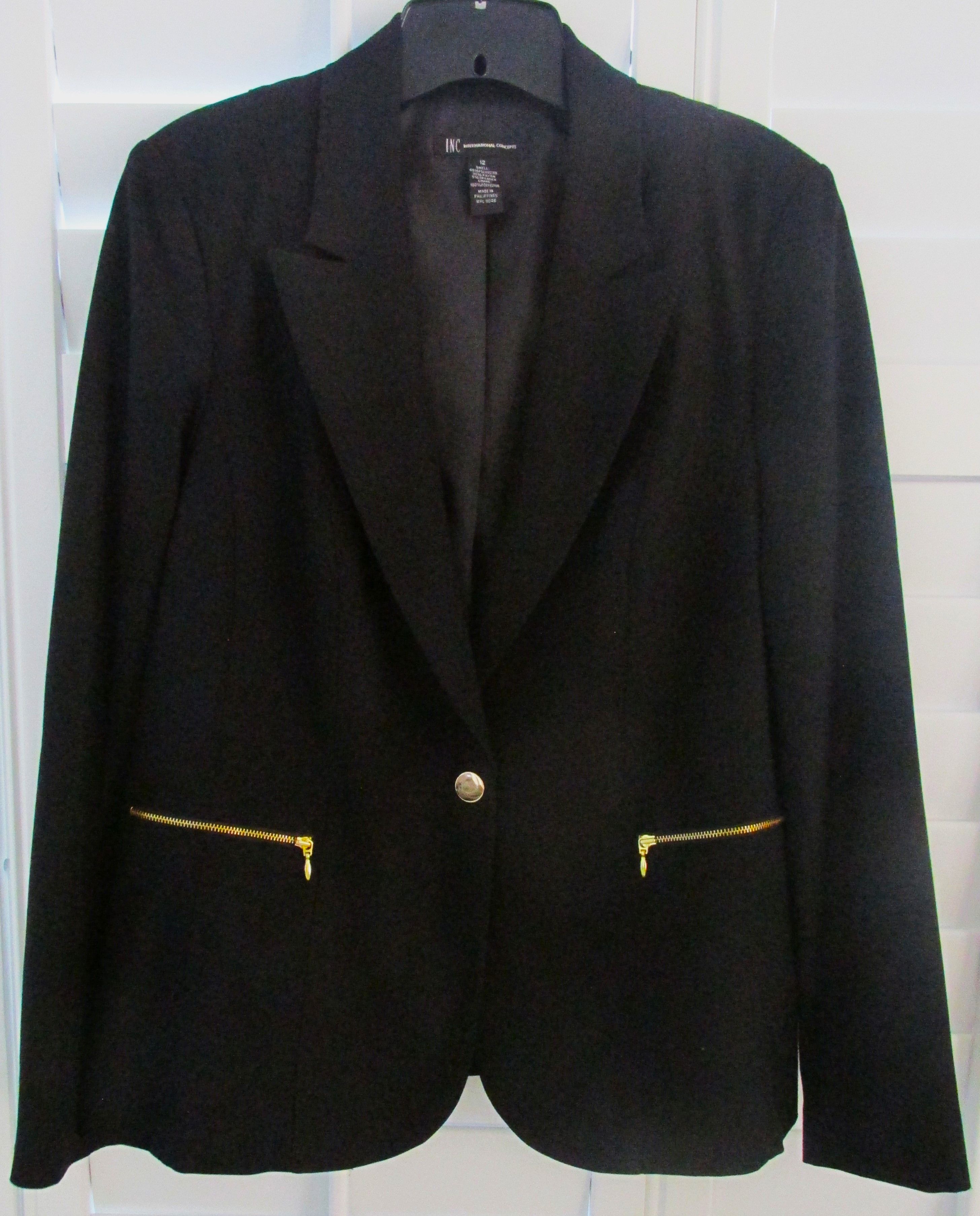 I.N.C I N C Women's Blazer Size 12 Size XL / US 12-14 / IT 48-50 - 1 Thumbnail