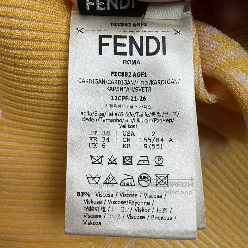 Fendi Fendi Casual artificial silk knit sweater Size XS / US 0-2 / IT 36-38 - 6 Thumbnail