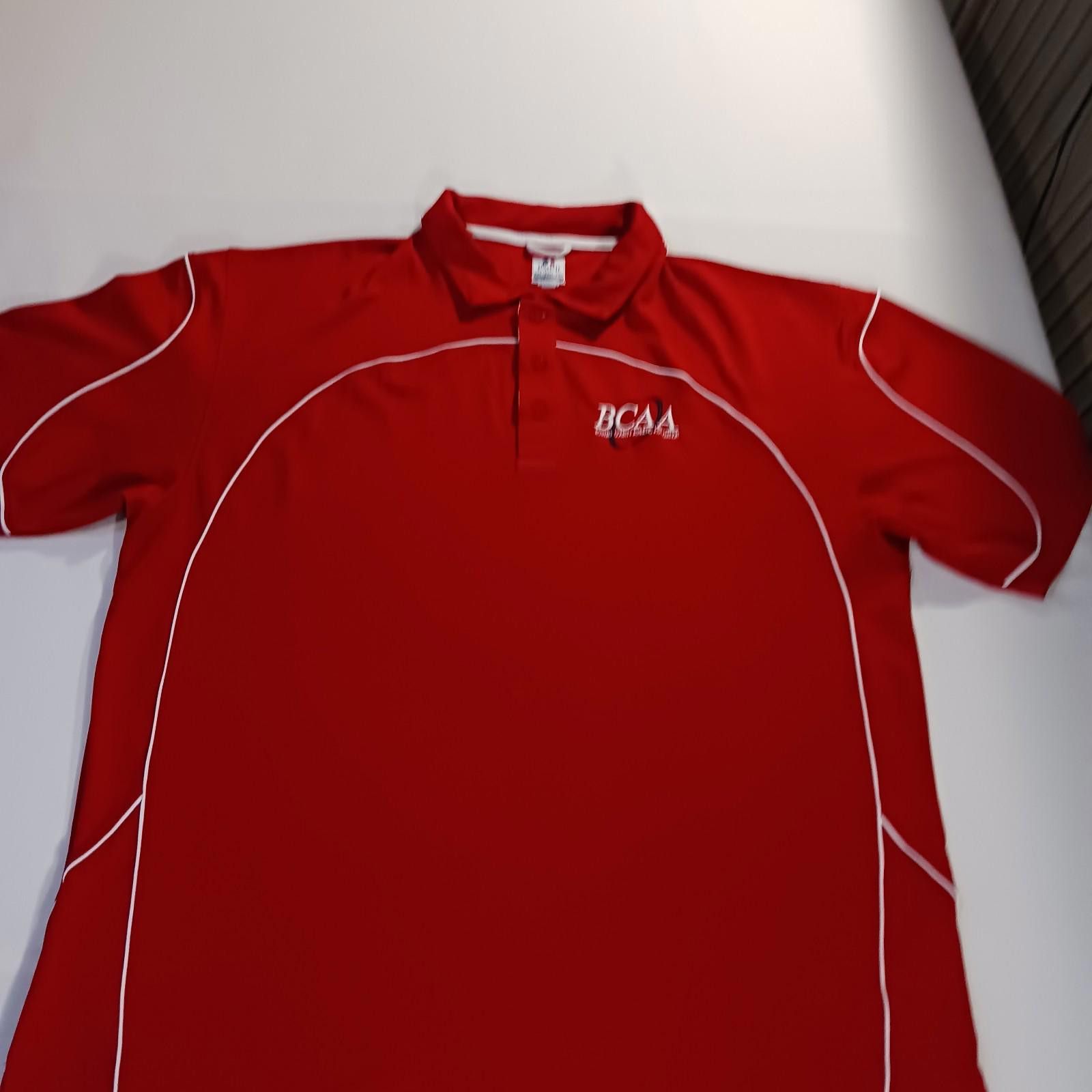 Russell Athletic Russell Athletic Dri-Power BCAA Men Red Polo Shirt Size 2XL Size US XXL / EU 58 / 5 - 12 Thumbnail