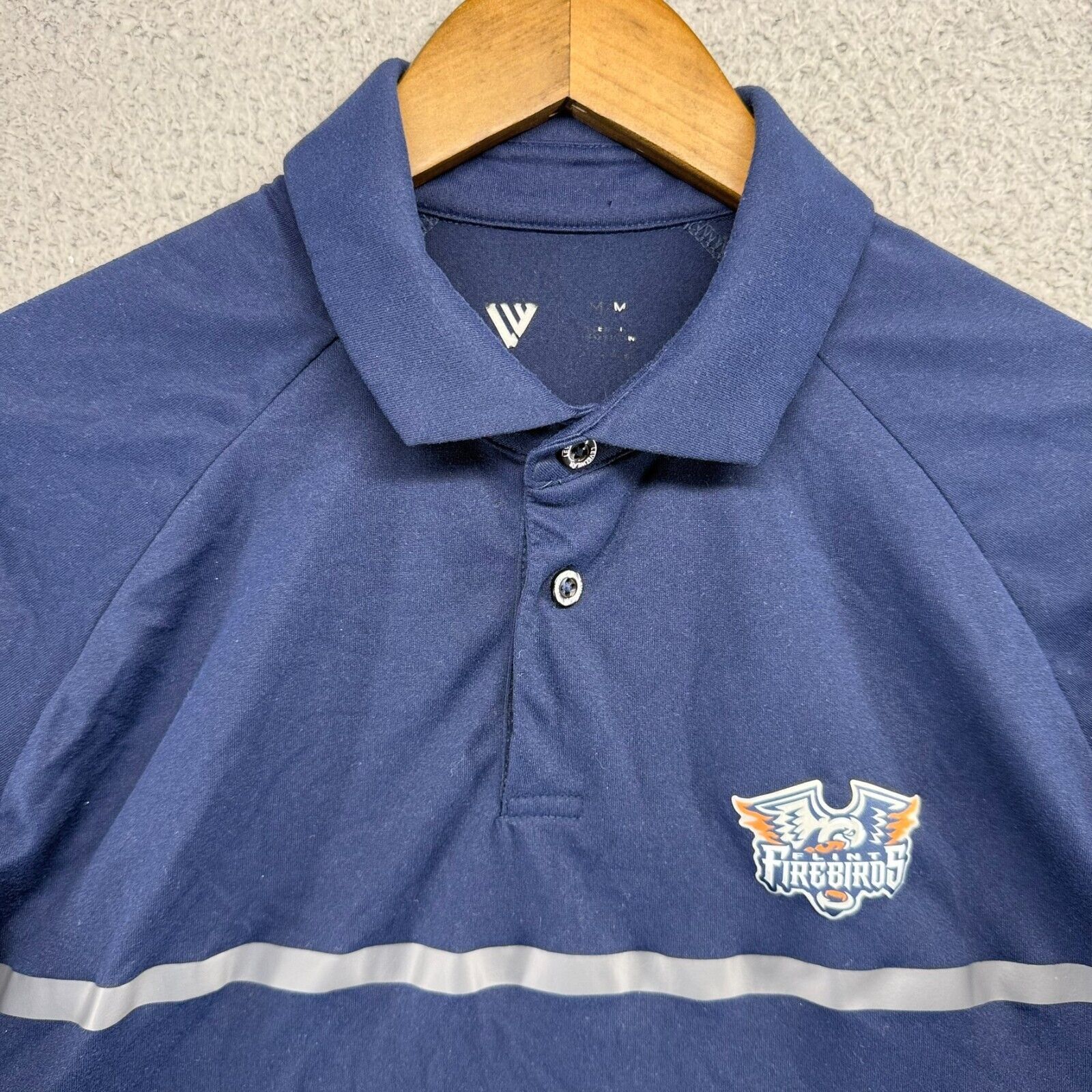 Other Flint Firebirds Polo Shirt Men's Medium Blue Golf Athletic Size US M / EU 48-50 / 2 - 1 Thumbnail