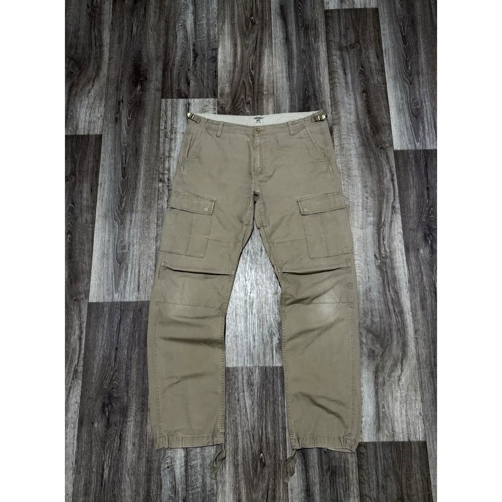 Carhartt CARHARTT MILITARY CARGO PANTS MEN’S ARMY CLASSIC DISTRESSED USA Size 34/34 Size US 34 / EU 50 - 2 Thumbnail