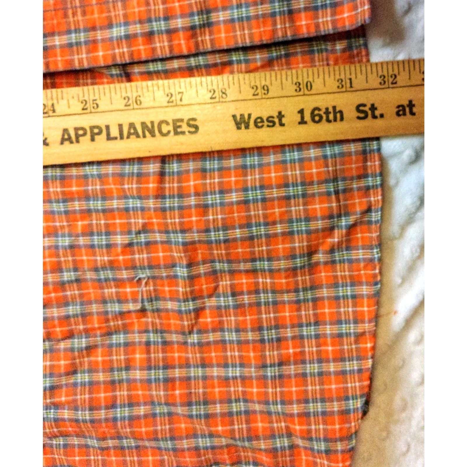 Vintage VINTAGE Street Culture Shirt XL Street Culture XL Short Sleeve Orange Plaid Button Up 90s Mens Size US XL / EU 56 / 4 - 8 Thumbnail