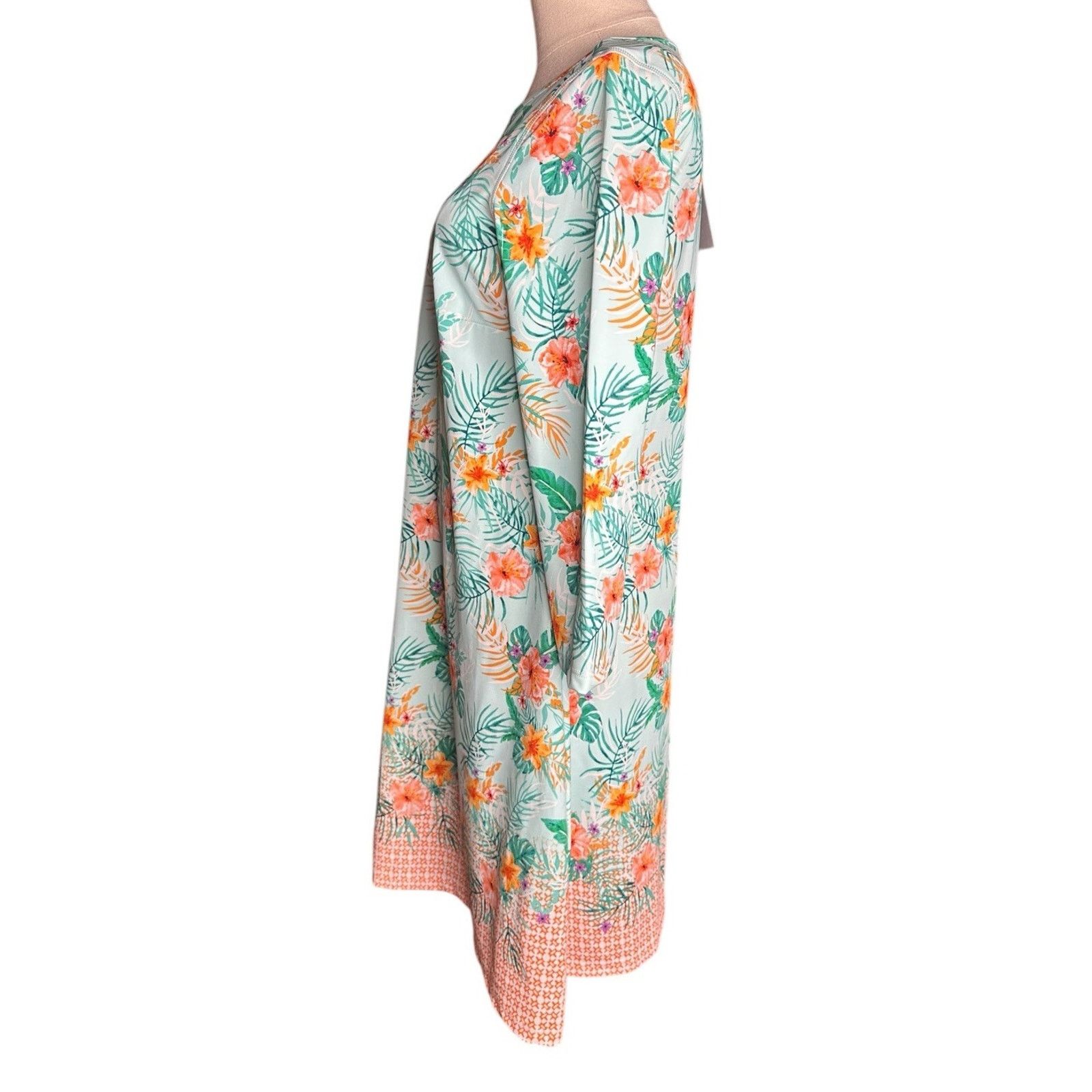 Other CABANA LIFE Cayman Print UPF Shift Dress M Swim Cover Beach Size M / US 6-8 / IT 42-44 - 6 Thumbnail