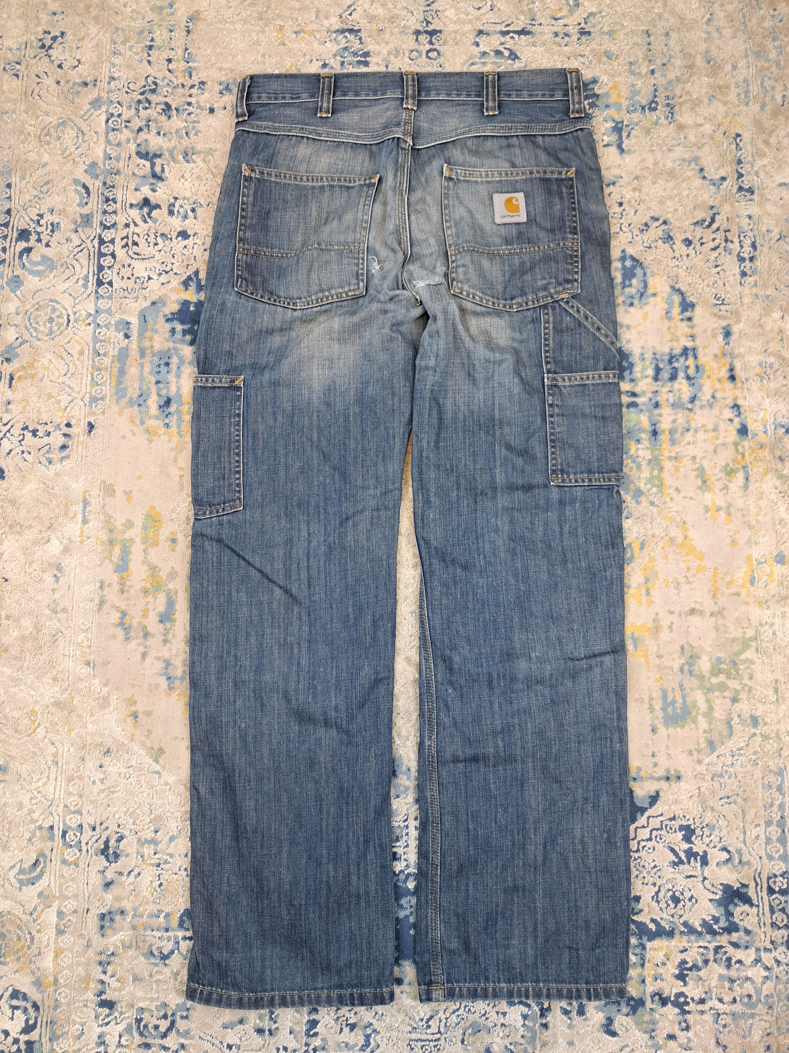 Carhartt Carhartt Single Knee Trax Pants Thrashed Distressed Rags Size US 29 - 4 Thumbnail