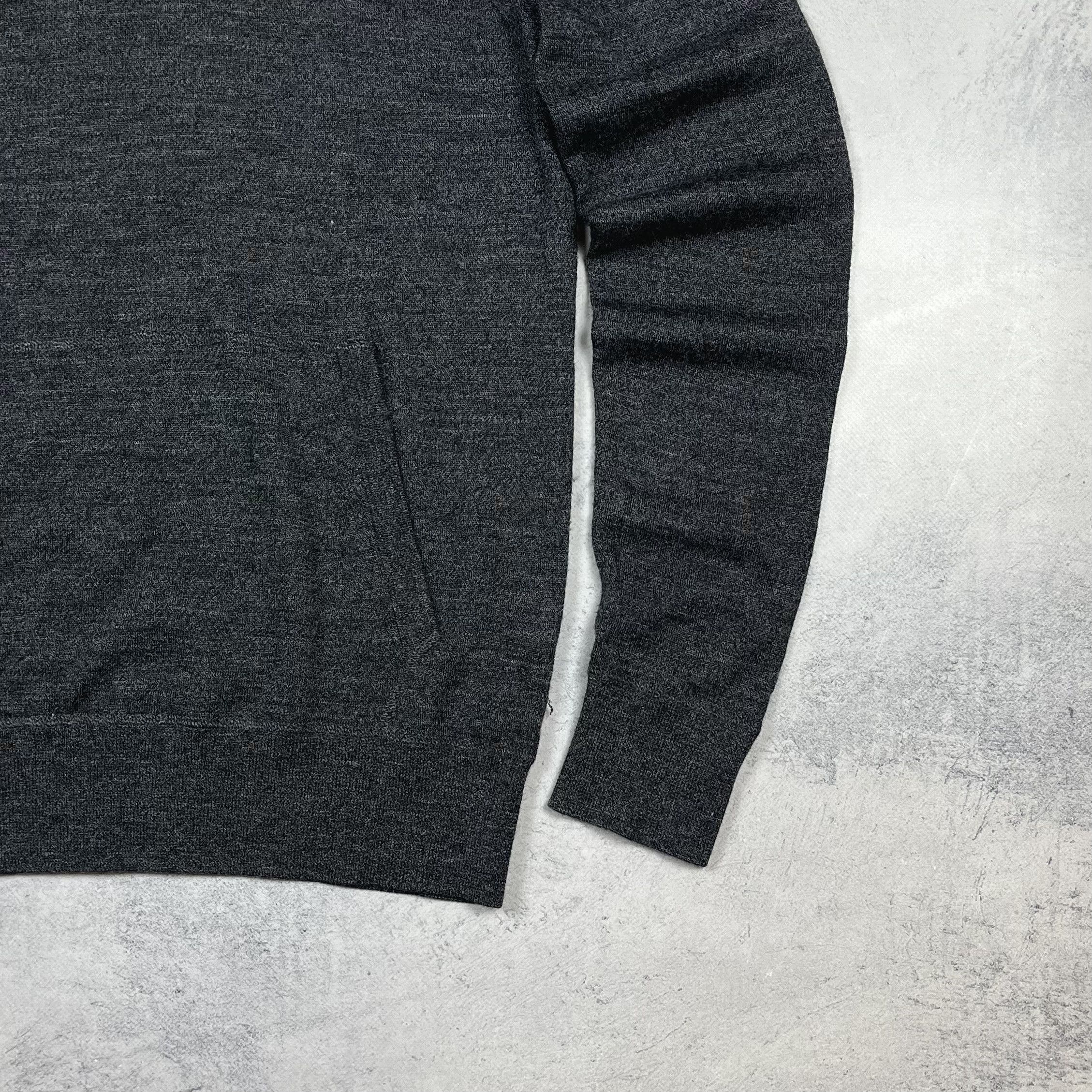 Allsaints Luxury AllSaints Mode Merino Wool Hoodie Size US L / EU 52-54 / 3 - 5 Thumbnail