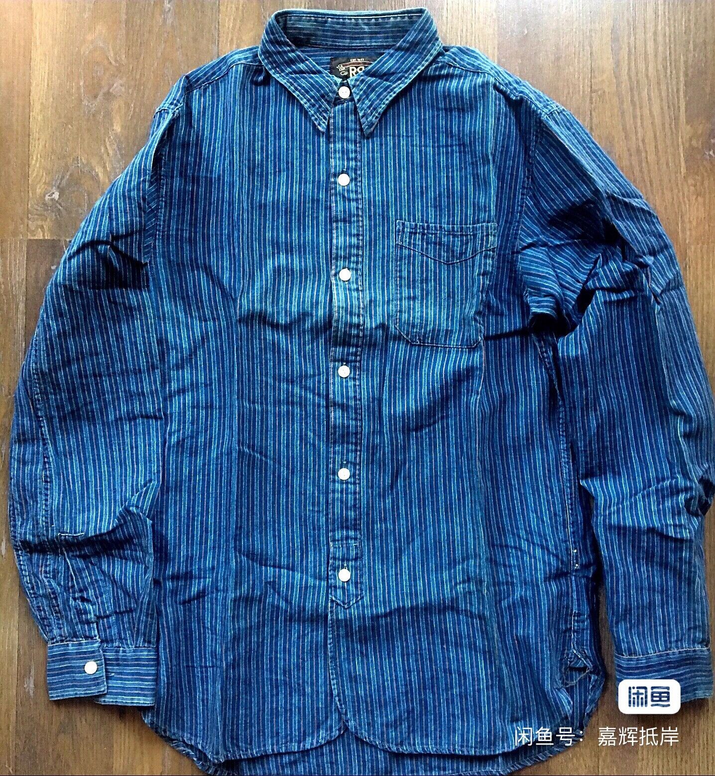 RRL Ralph Lauren RRL Vintage Stripe Shirt Size US S / EU 44-46 / 1 - 1 Thumbnail