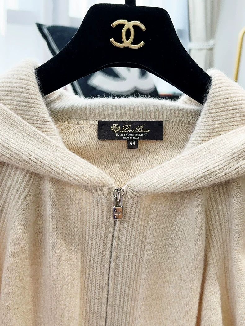 Loro Piana LORO PIANA Long sleeve cashmere knit cardigan Size M / US 6-8 / IT 42-44 - 4 Thumbnail