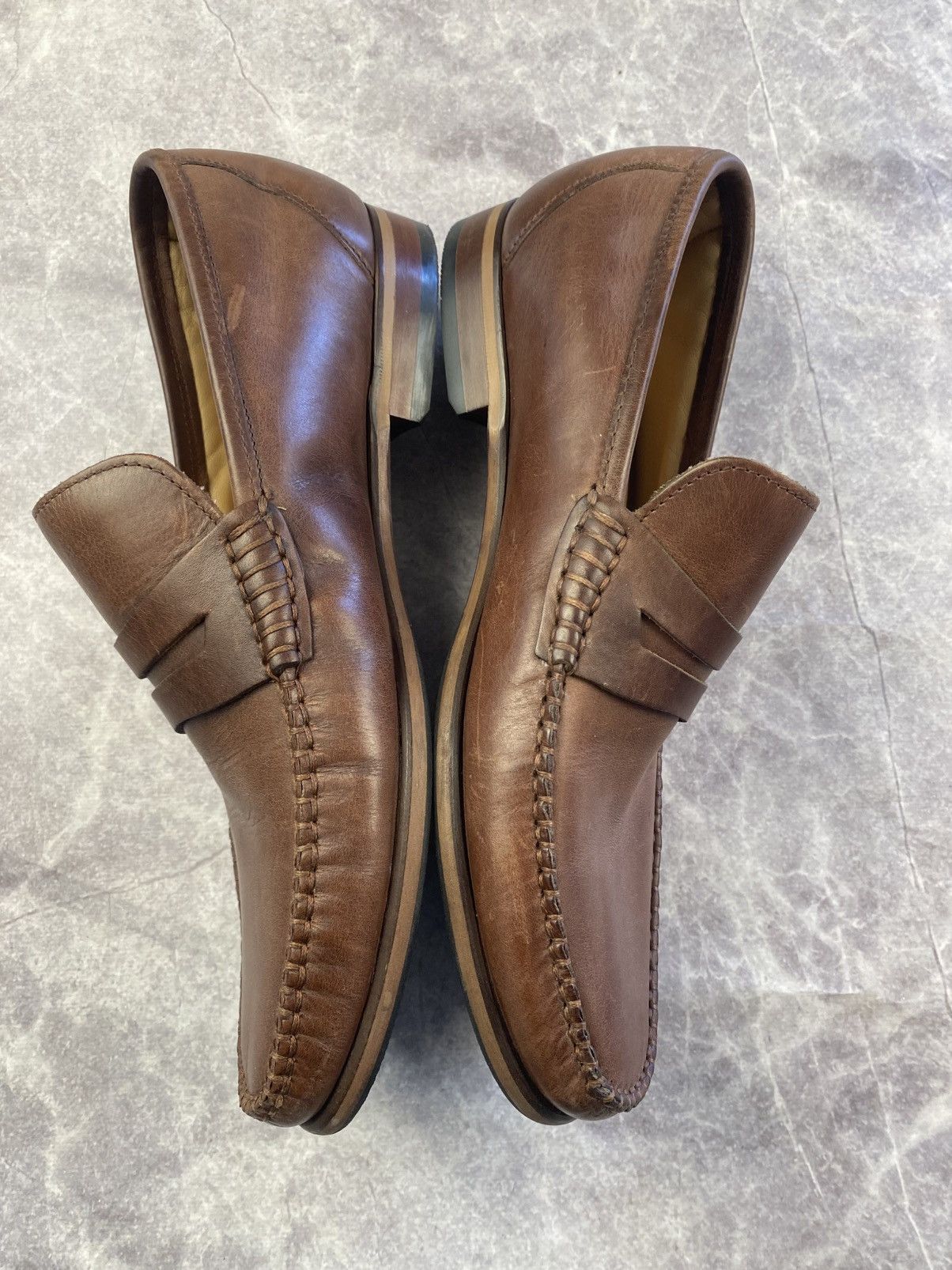 Other Jones Bootmaker Brown Leather Loafers Size: 8 Size US 8 / EU 41 - 4 Thumbnail